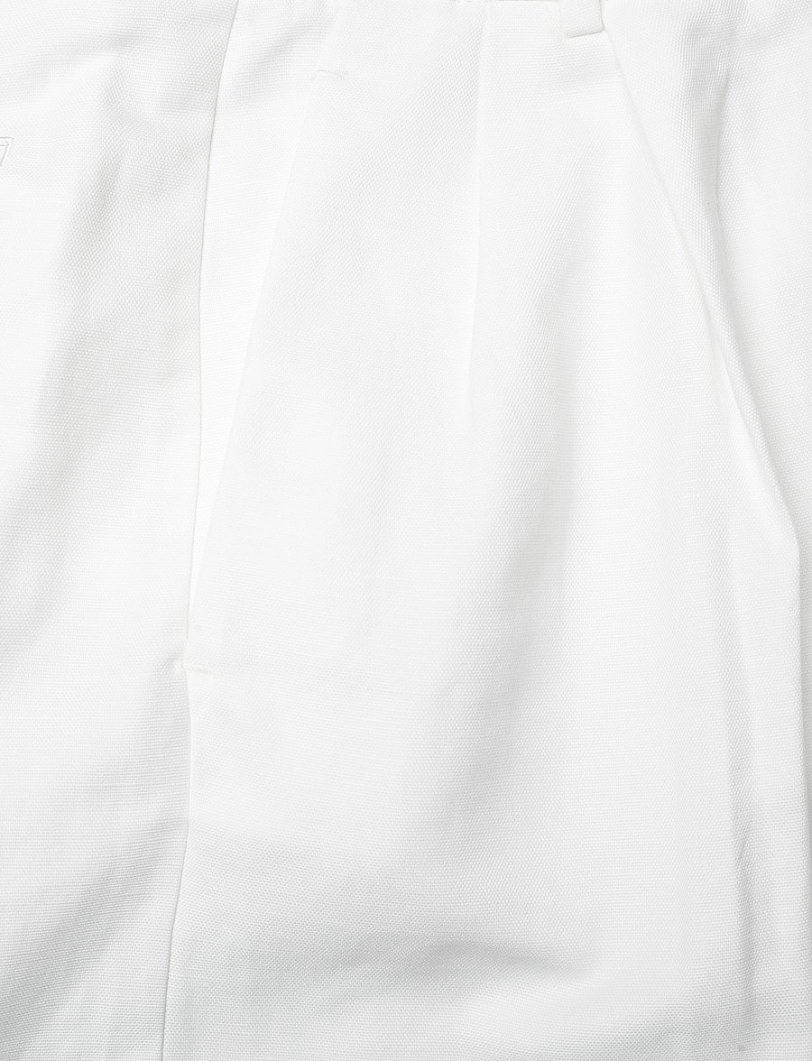 Tommy Hilfiger - LINEN MIX PLEATED SHORT - hørshorts - ivory petal - 2