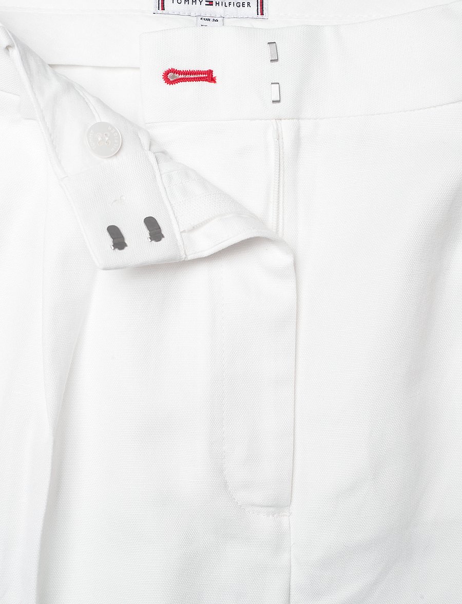 Tommy Hilfiger - LINEN MIX PLEATED SHORT - hørshorts - ivory petal - 3
