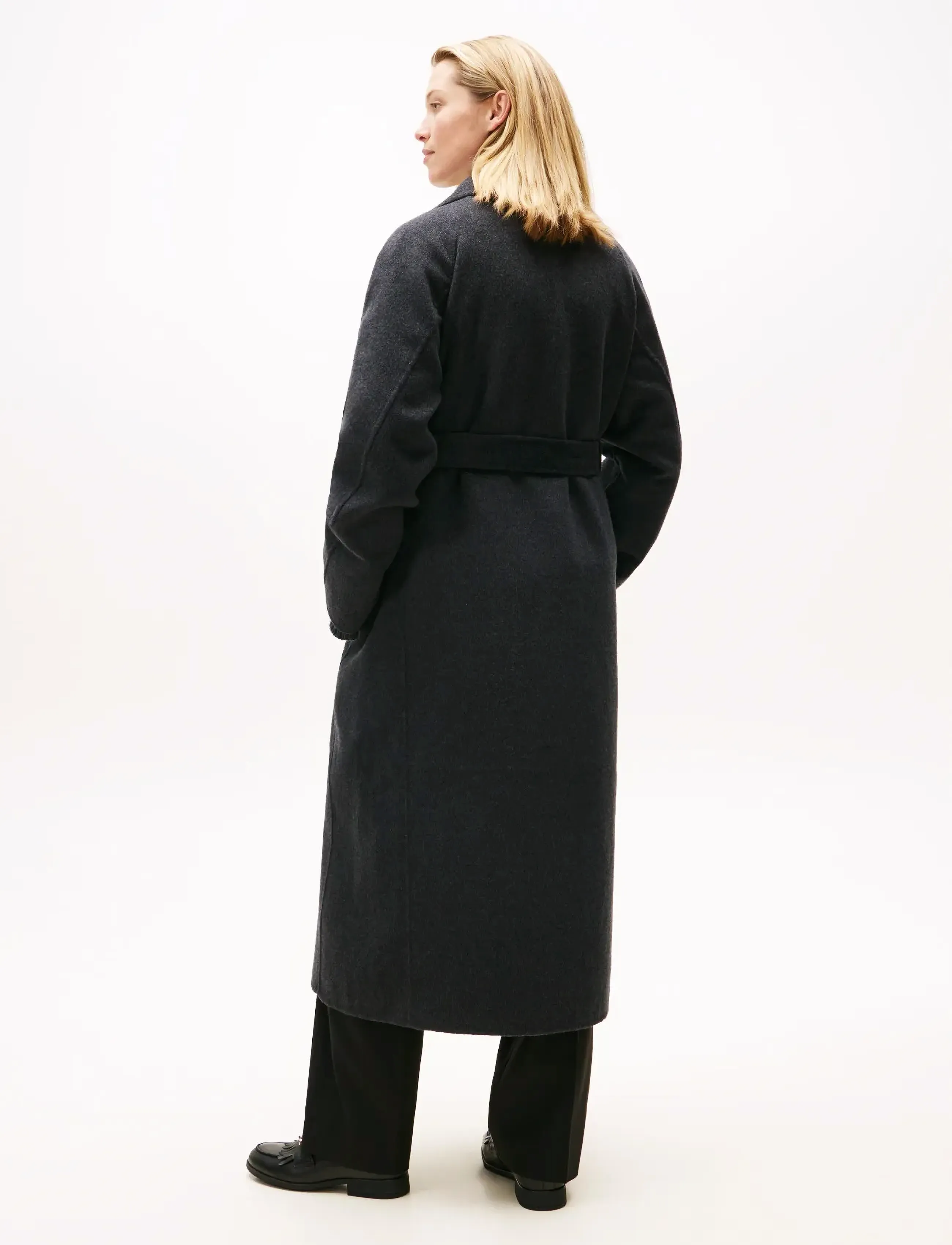 Df Wool Reg Belted Maxi Coat 4