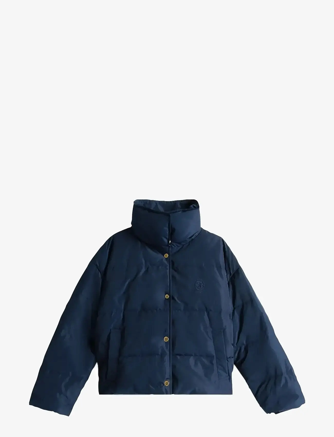 Tommy Hilfiger - CREST MW DOWN REG JACKET - gefütterte & daunenjacken - dark night navy - 0