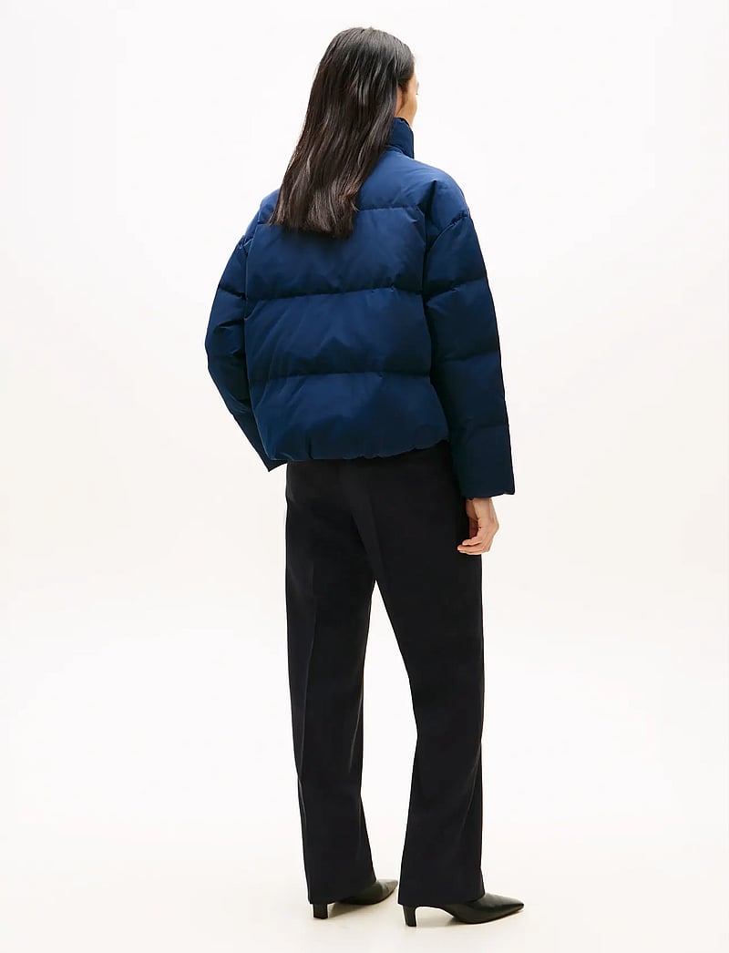 Tommy Hilfiger - CREST MW DOWN REG JACKET - winterjacken - dark night navy - 3