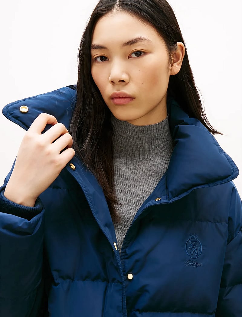 Tommy Hilfiger - CREST MW DOWN REG JACKET - winterjacken - dark night navy - 4