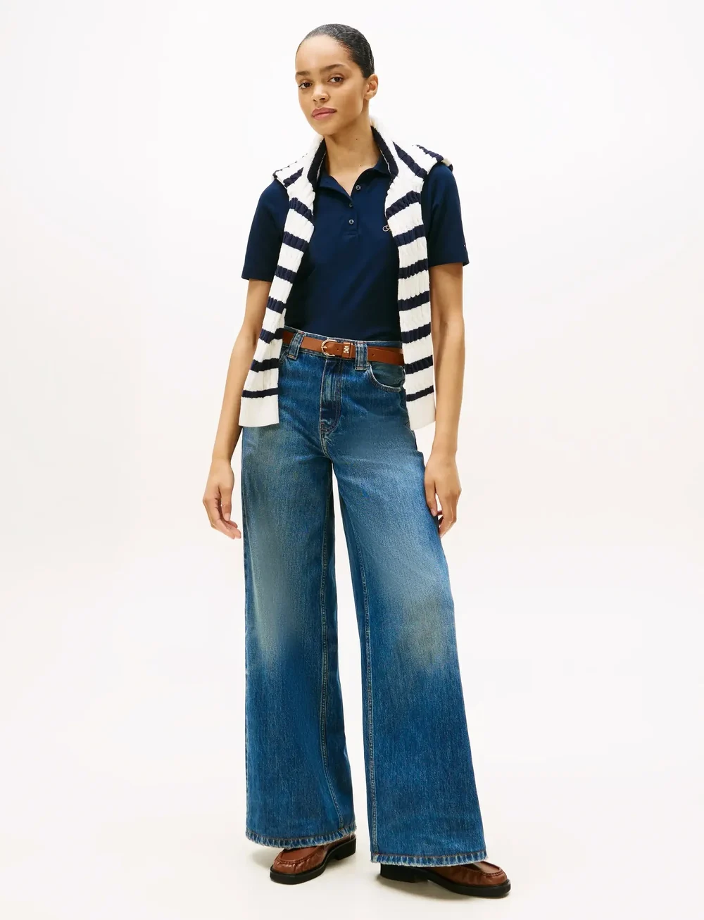 Tommy Hilfiger - GOLD CREST REG SS POLO - poloshirts - dark night navy - 2