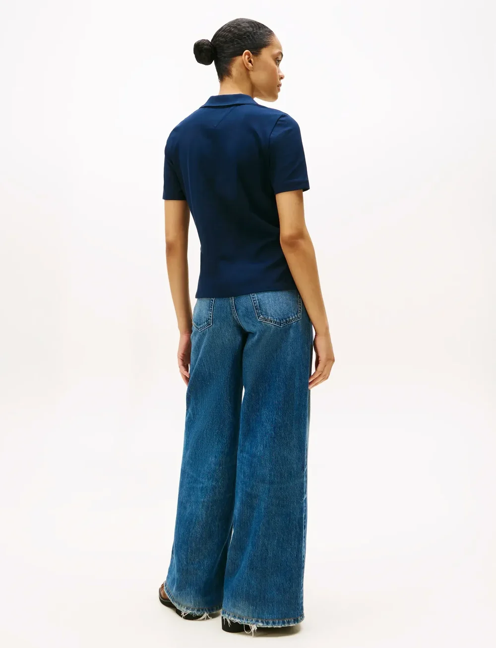 Tommy Hilfiger - GOLD CREST REG SS POLO - poloshirts - dark night navy - 3