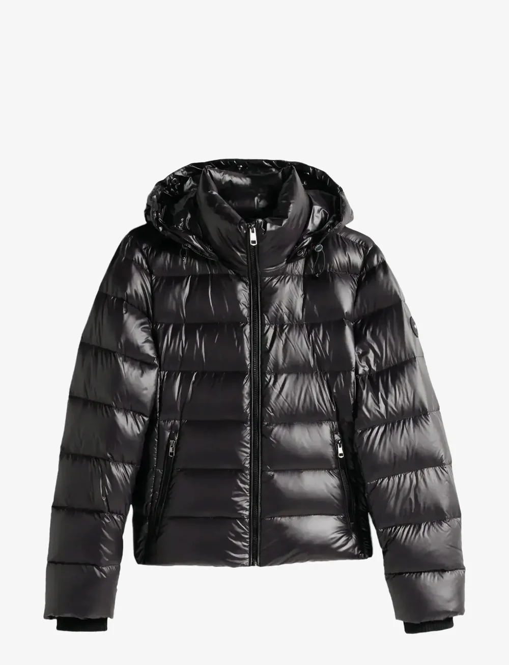 Tommy Hilfiger - GLOSS HW DOWN SLIM JACKET W FUR - dunjackor - black - 2