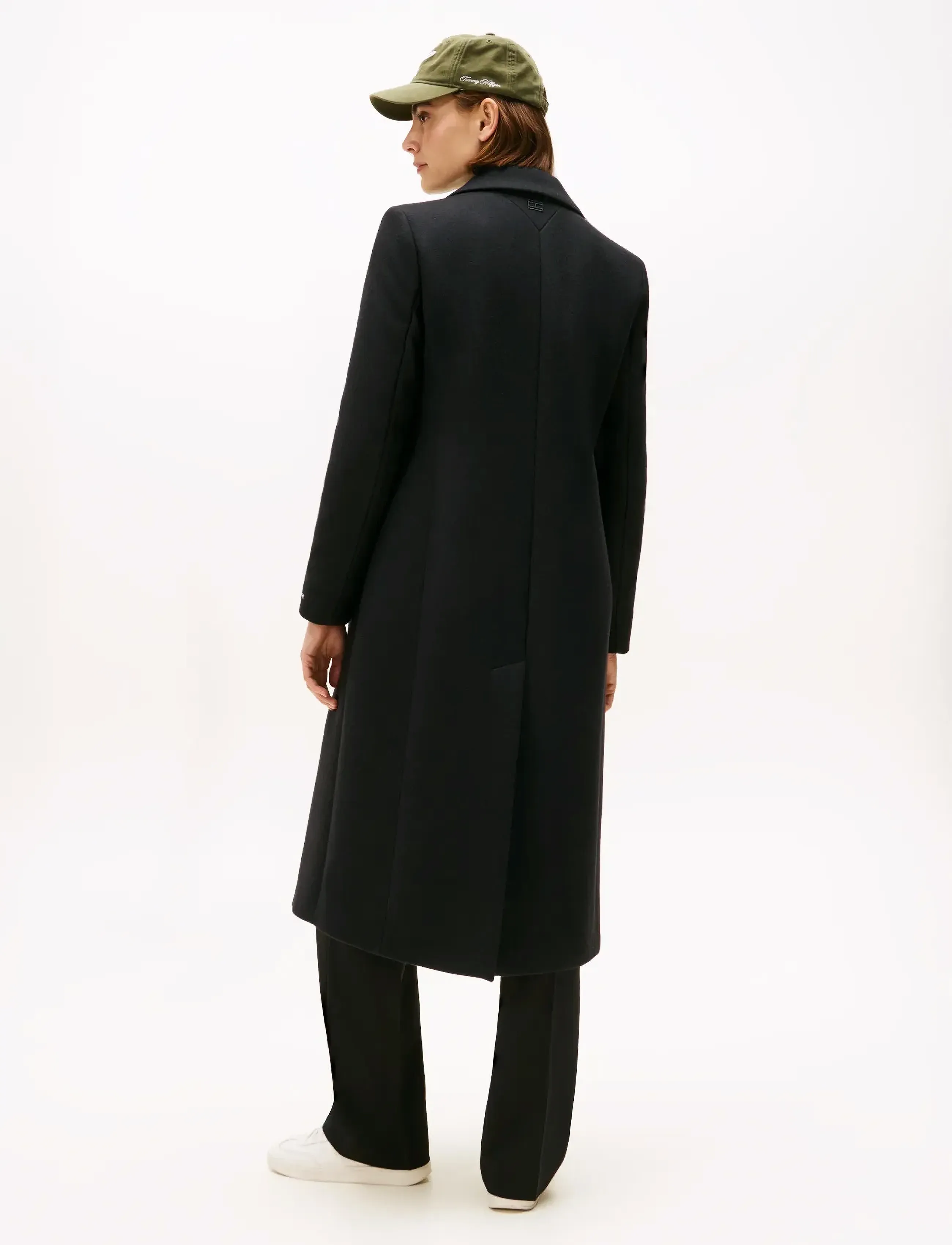 Tommy Hilfiger - CLASSIC SB WOOL REG MAXI COAT - talvejoped - black - 4