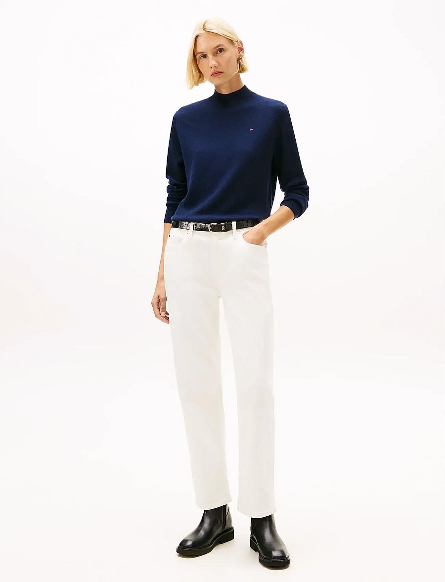Tommy Hilfiger - WOOL CASH MOCK-NK LS SWT - kaschmir - dark night navy - 2