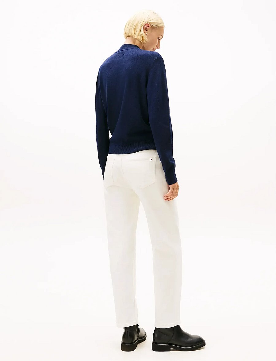 Tommy Hilfiger - WOOL CASH MOCK-NK LS SWT - kaschmir - dark night navy - 3