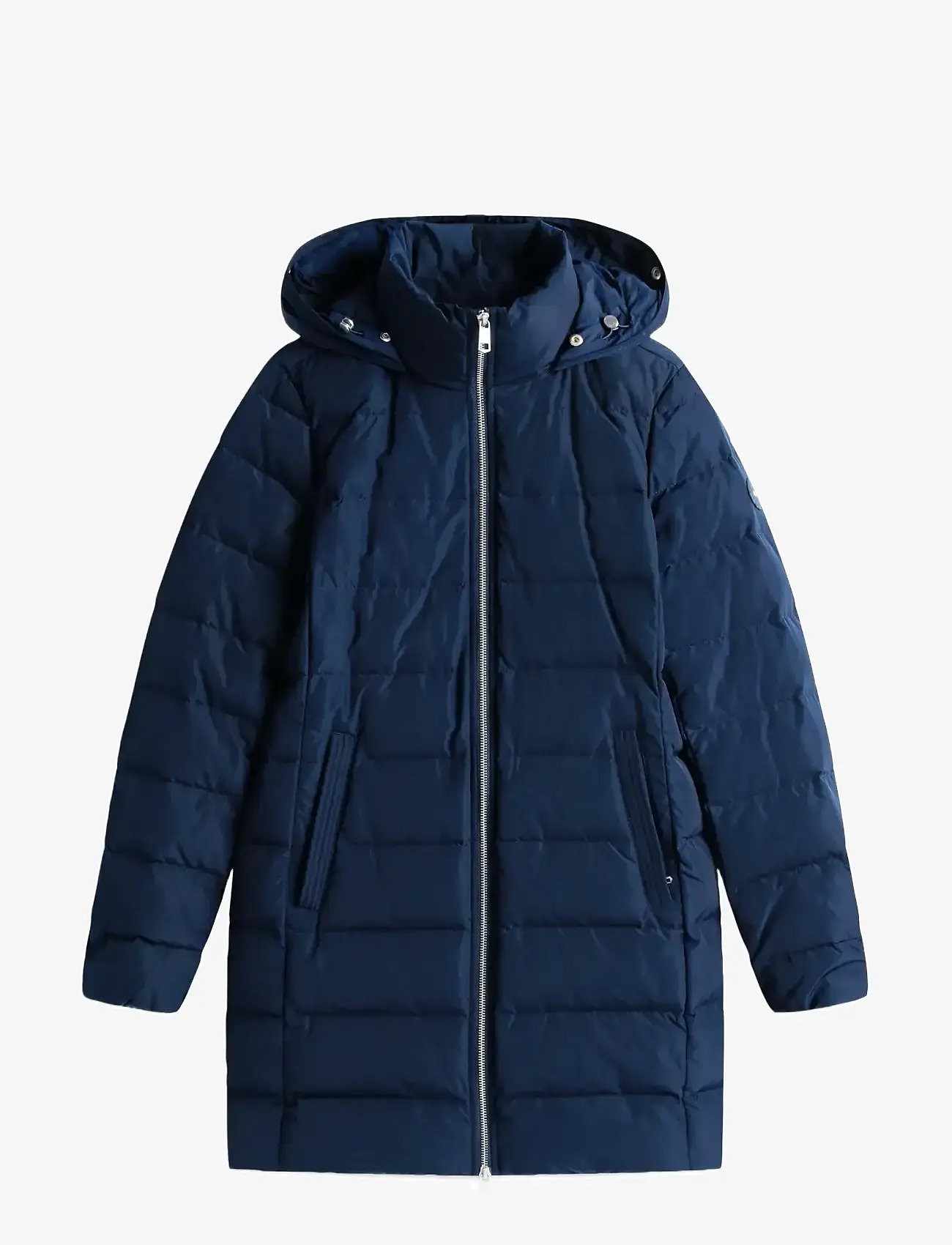 Tommy Hilfiger - MW DOWN SLIM COAT WITH FUR - vinterjackor - dark night navy - 1