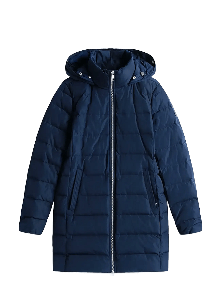 Tommy Hilfiger - MW DOWN SLIM COAT WITH FUR - ziemas jakas - dark night navy - 1