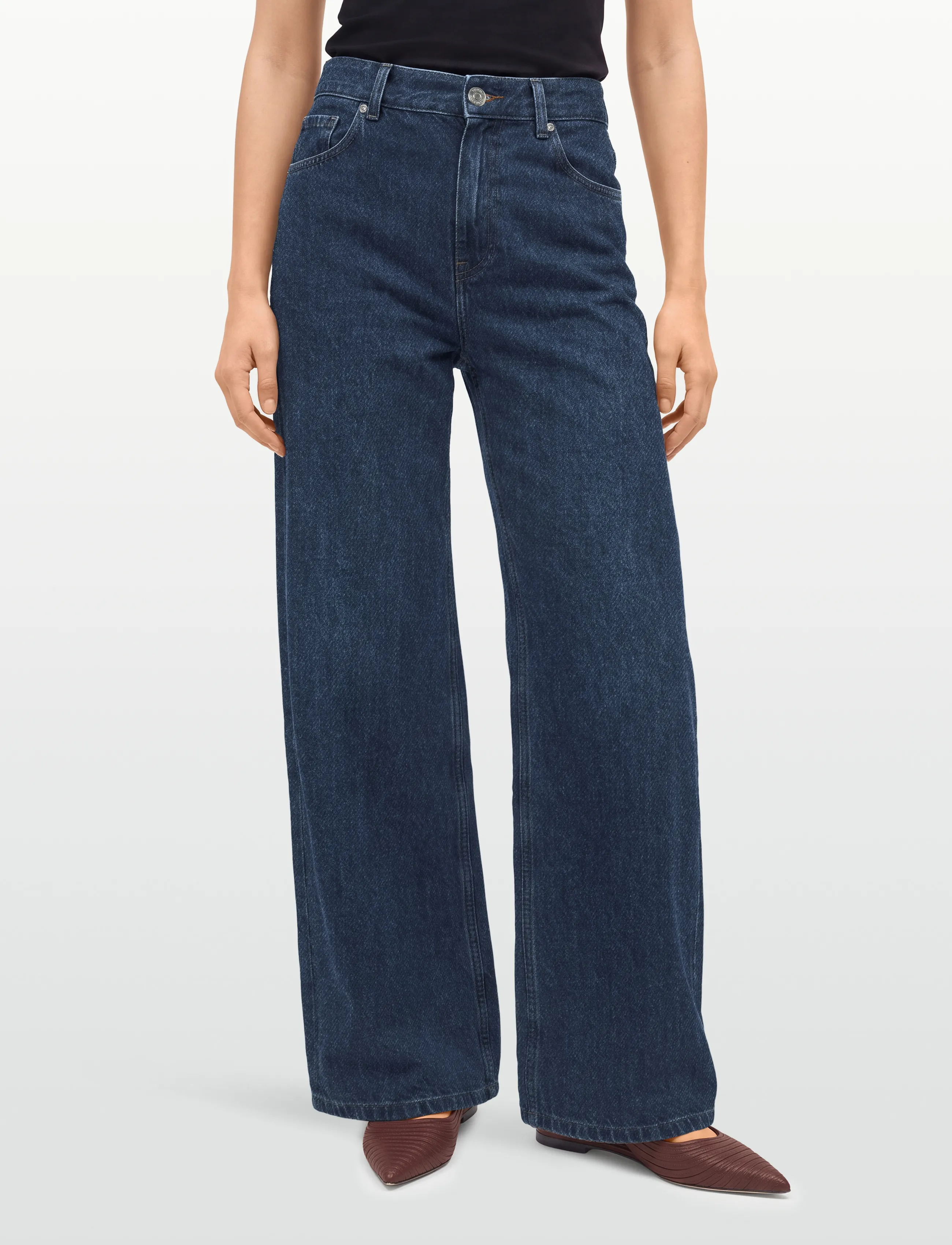 Tommy Hilfiger - DNM EMI 70S WIDE LEG HW - hosen mit weitem bein - emi - 3