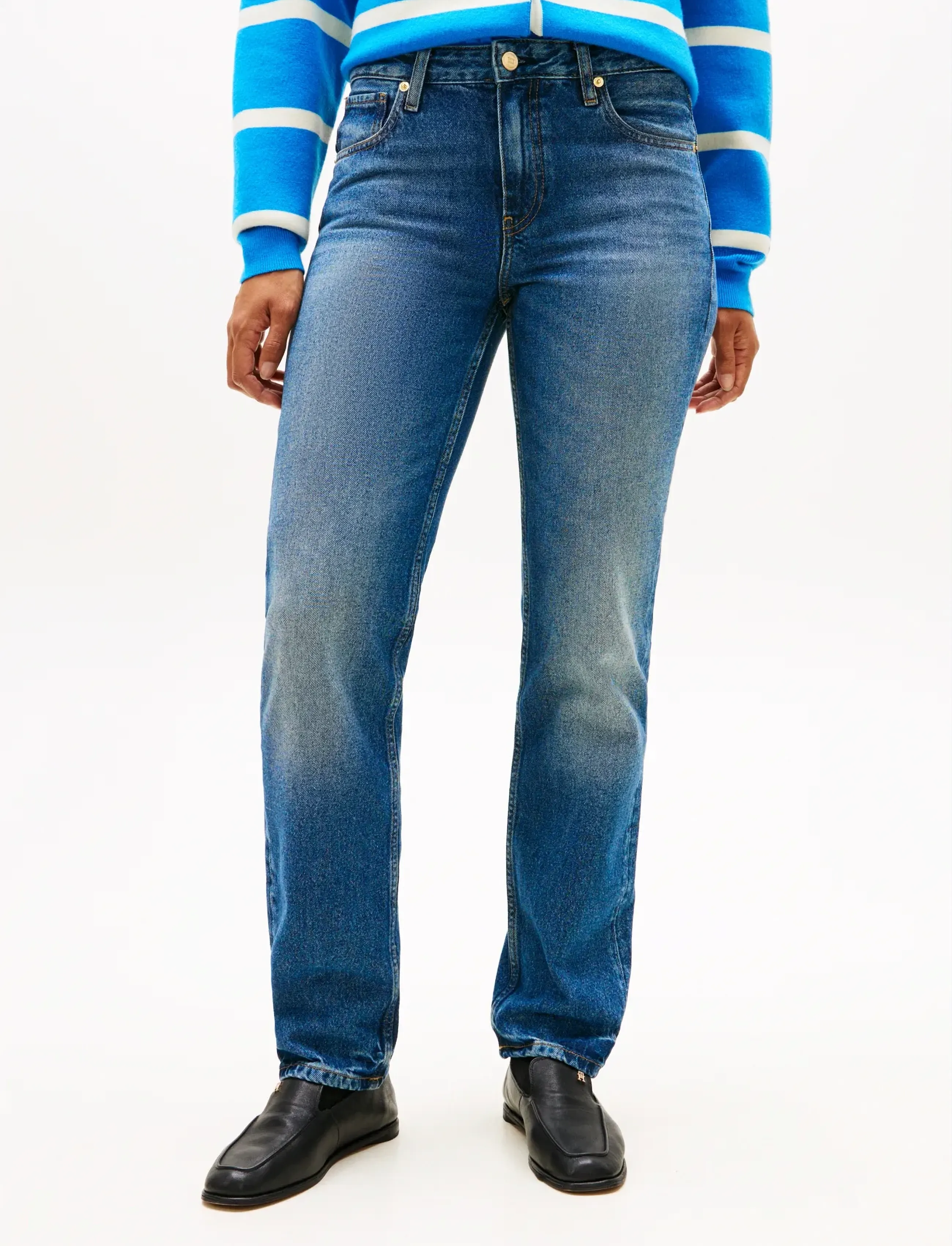 Tommy Hilfiger DNM GLOW CLASSIC STRAIGHT RW - Uus - GLOW / blue