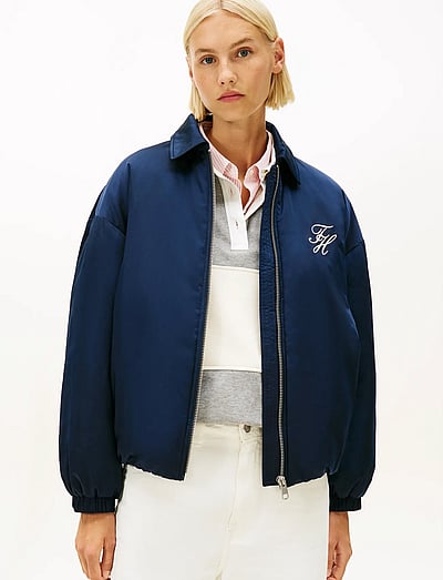Tommy Hilfiger PADDED NYLON TH JACKET - Sulejoped - DARK NIGHT NAVY / navy
