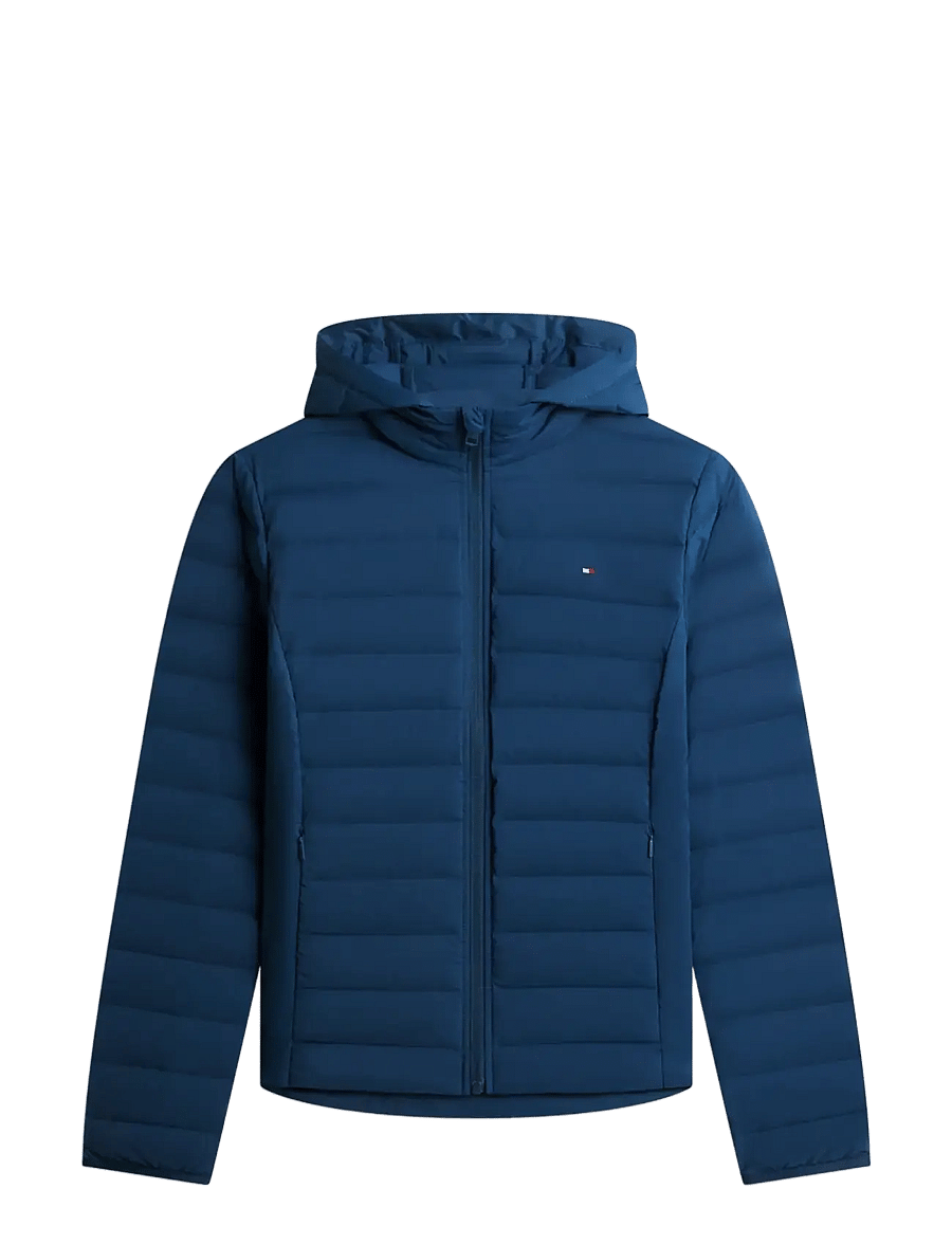 Tommy Hilfiger - STRETCH NYLON LW DOWN JACKET - lentejassen - dark night navy - 1