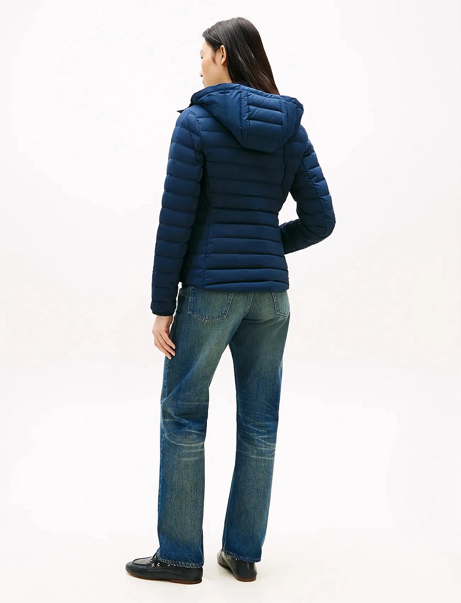 Tommy Hilfiger - STRETCH NYLON LW DOWN JACKET - lentejassen - dark night navy - 2