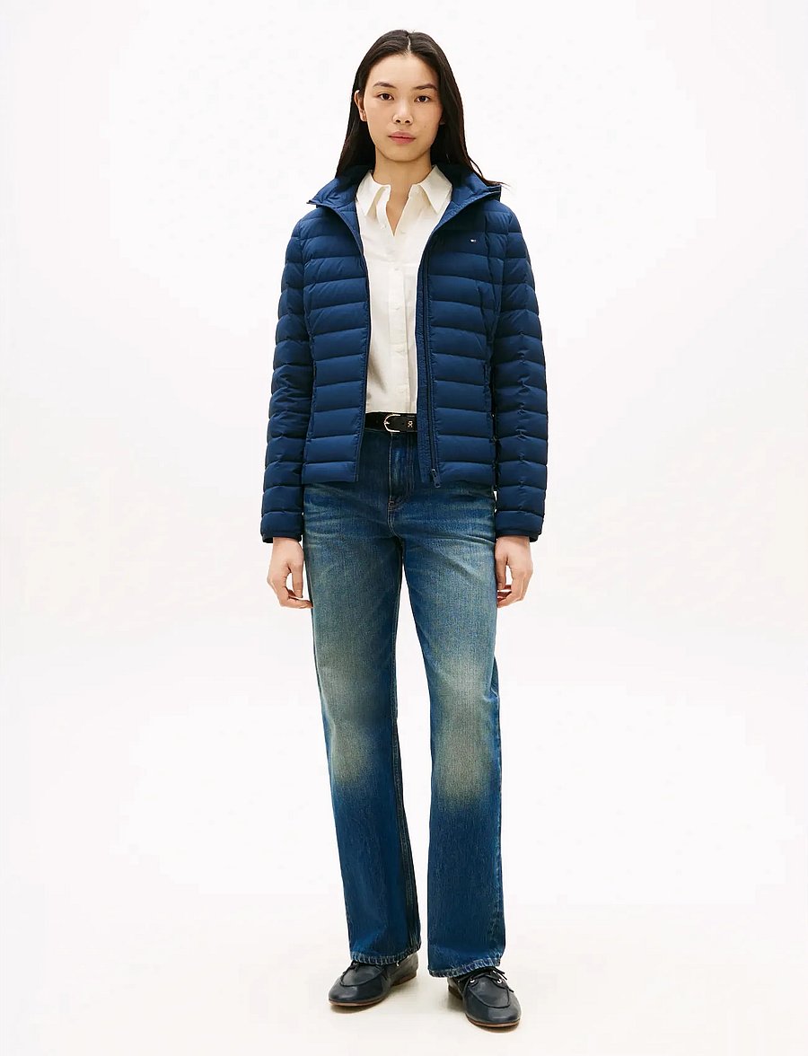 Tommy Hilfiger - STRETCH NYLON LW DOWN JACKET - lentejassen - dark night navy - 3