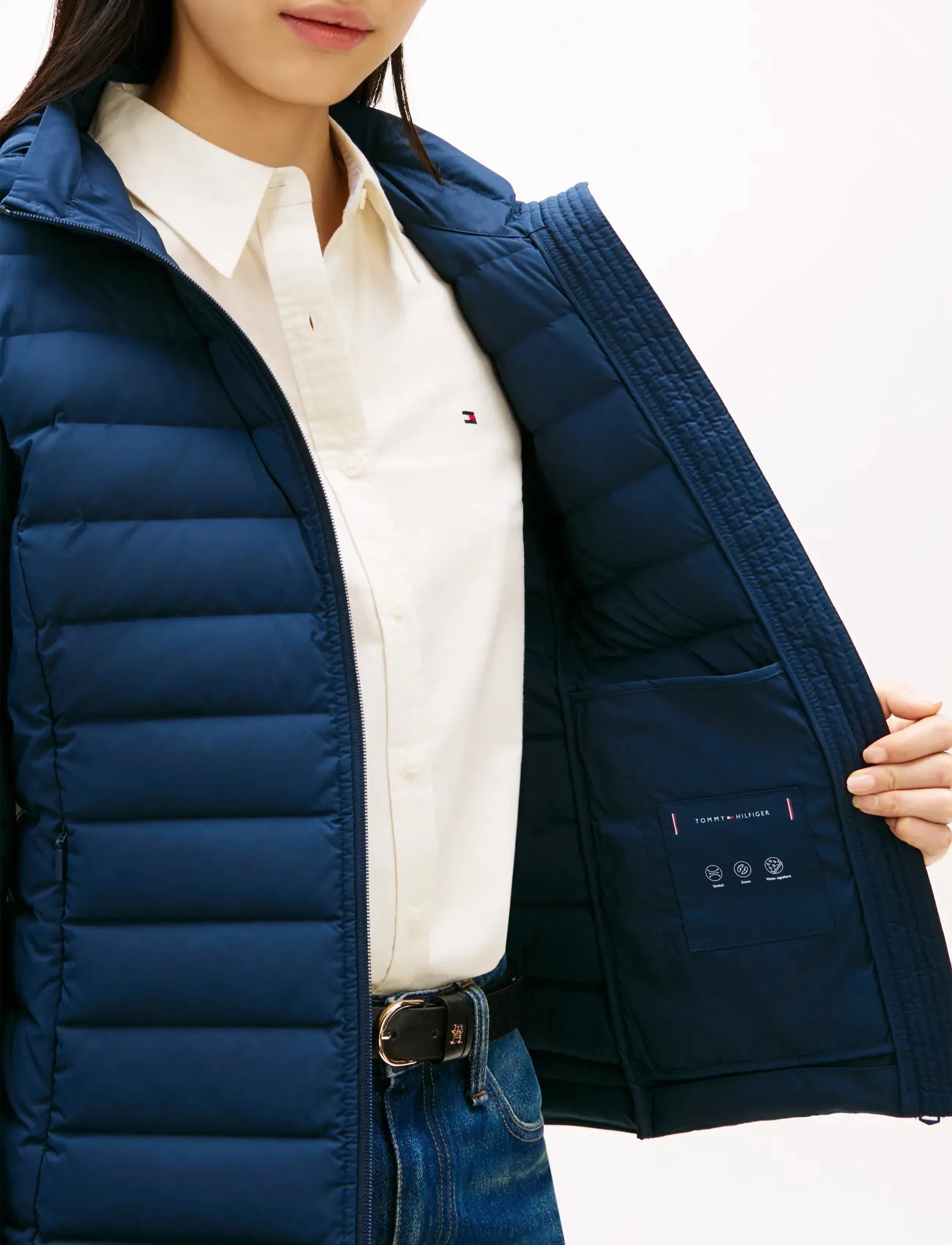 Stretch Nylon Lw Down Jacket 6