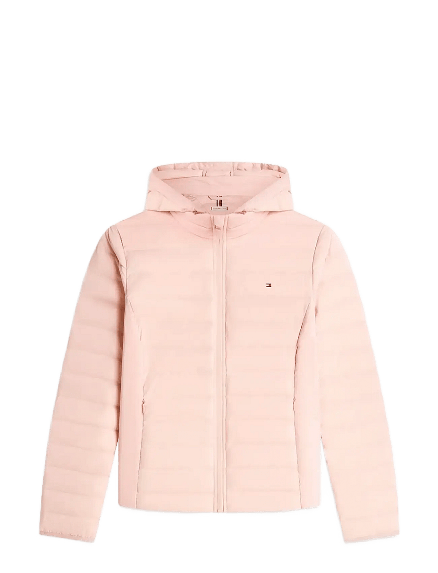 Tommy Hilfiger - STRETCH NYLON LW DOWN JACKET - frühlingsjacken - foggy pink - 1