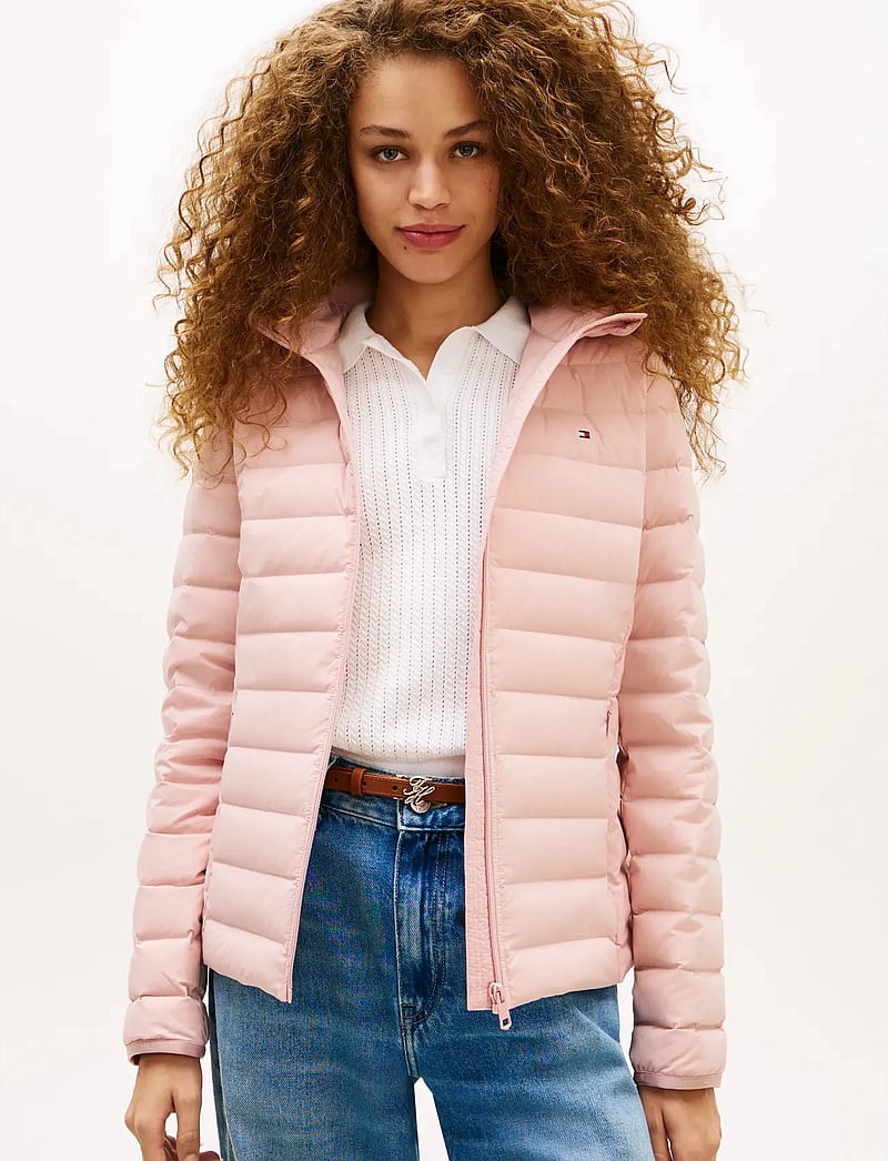 Tommy Hilfiger - STRETCH NYLON LW DOWN JACKET - foggy pink - 0