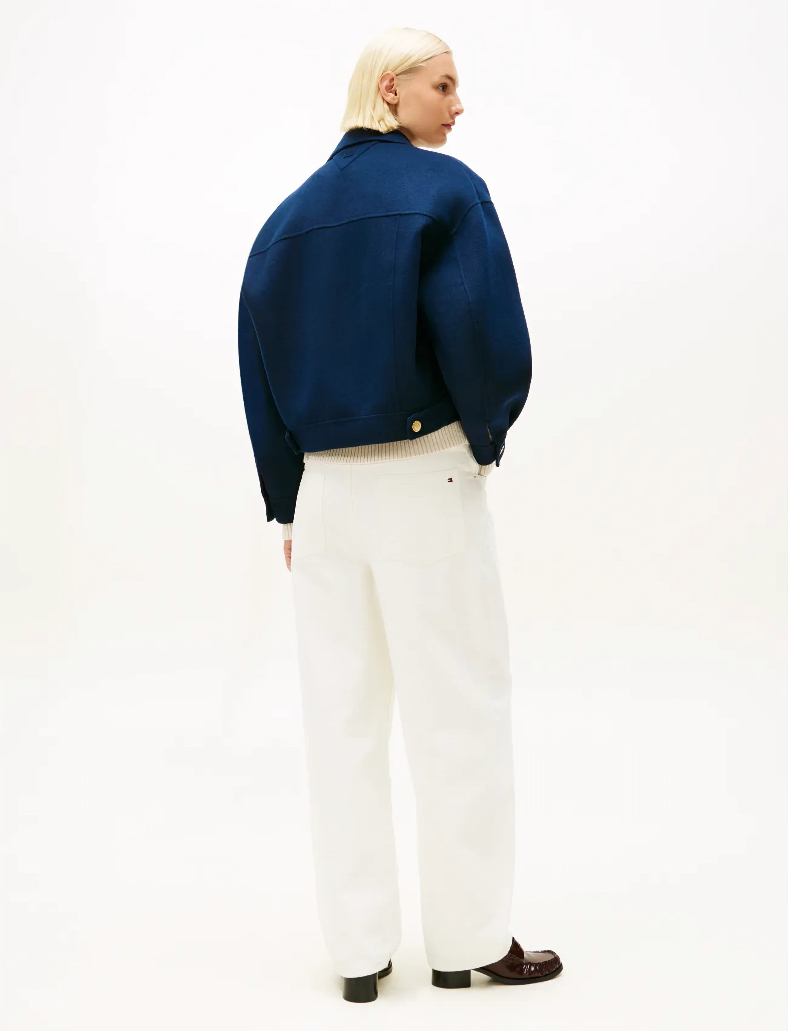 Df Wool Gold Button Peacoat 3