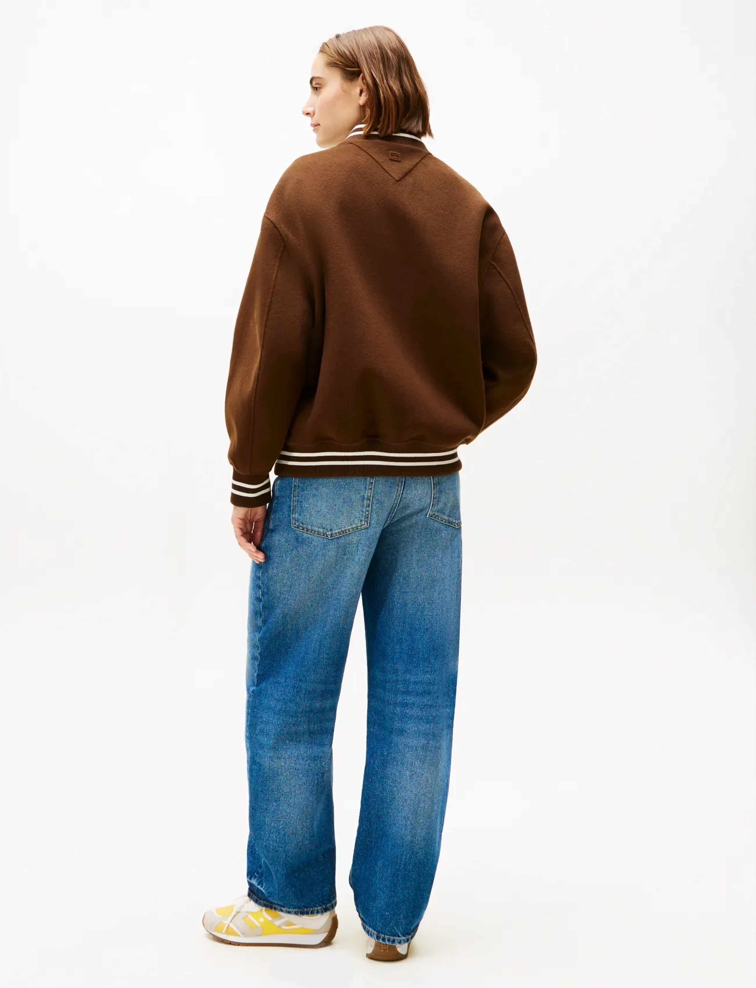Tommy Hilfiger - DF WOOL VARSITY BOMBER - vestes de printemps - legacy brown - 3