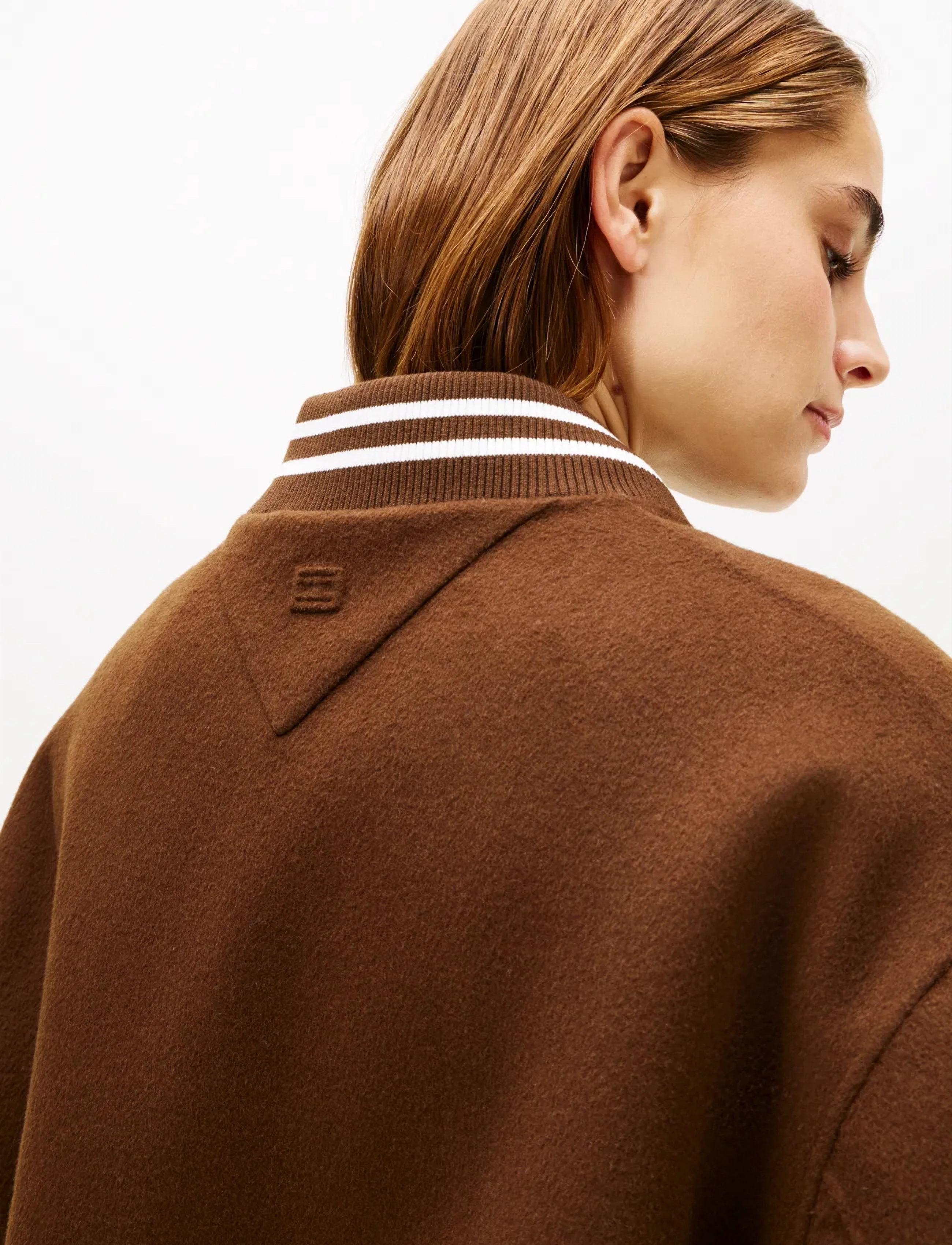 Tommy Hilfiger - DF WOOL VARSITY BOMBER - vestes de printemps - legacy brown - 4
