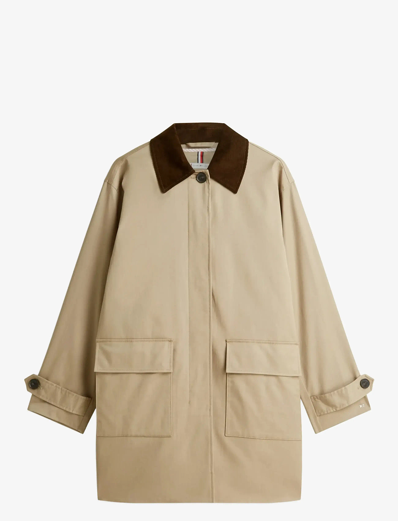 Tommy Hilfiger - 2-IN-1 COTTON COAT - tunna kappor - beige - 1