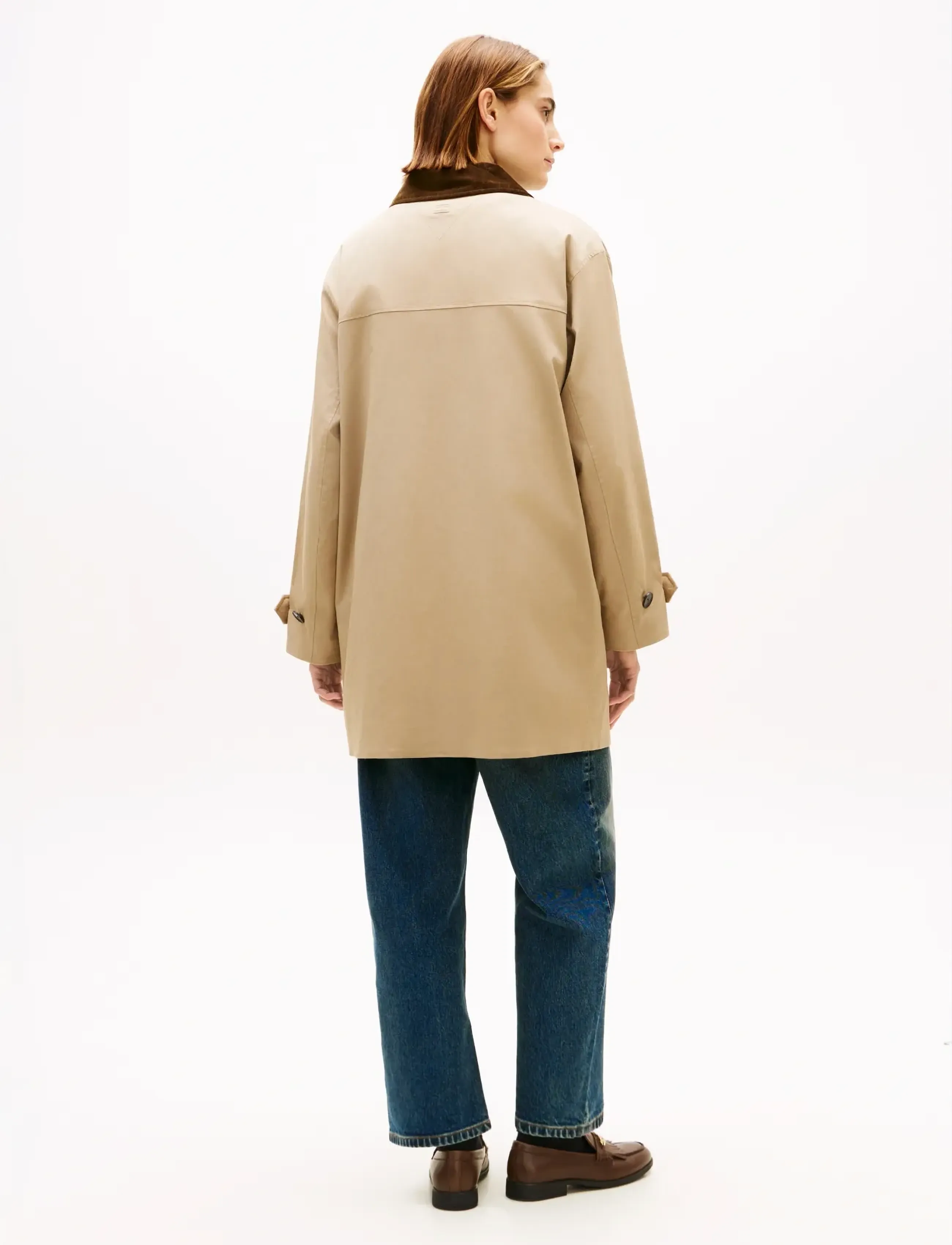TOMMY HILFIGER 2-In-1 Cotton Coat kavajer & blazers dam – bild 2