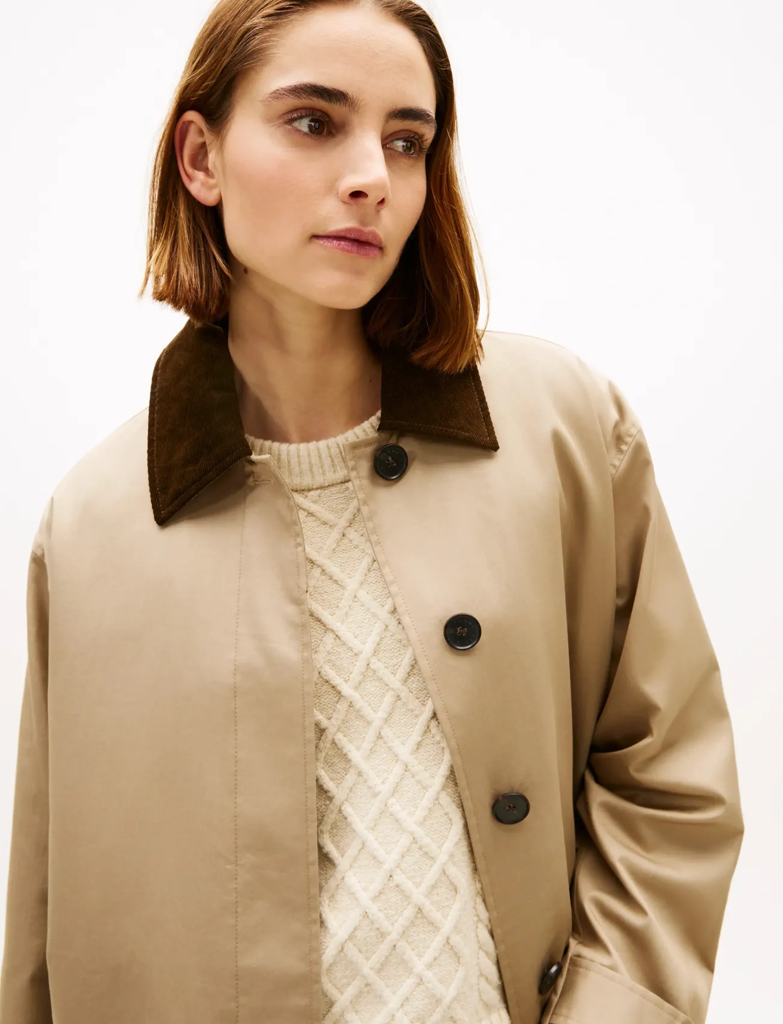 TOMMY HILFIGER 2-In-1 Cotton Coat kavajer & blazers dam – bild 5