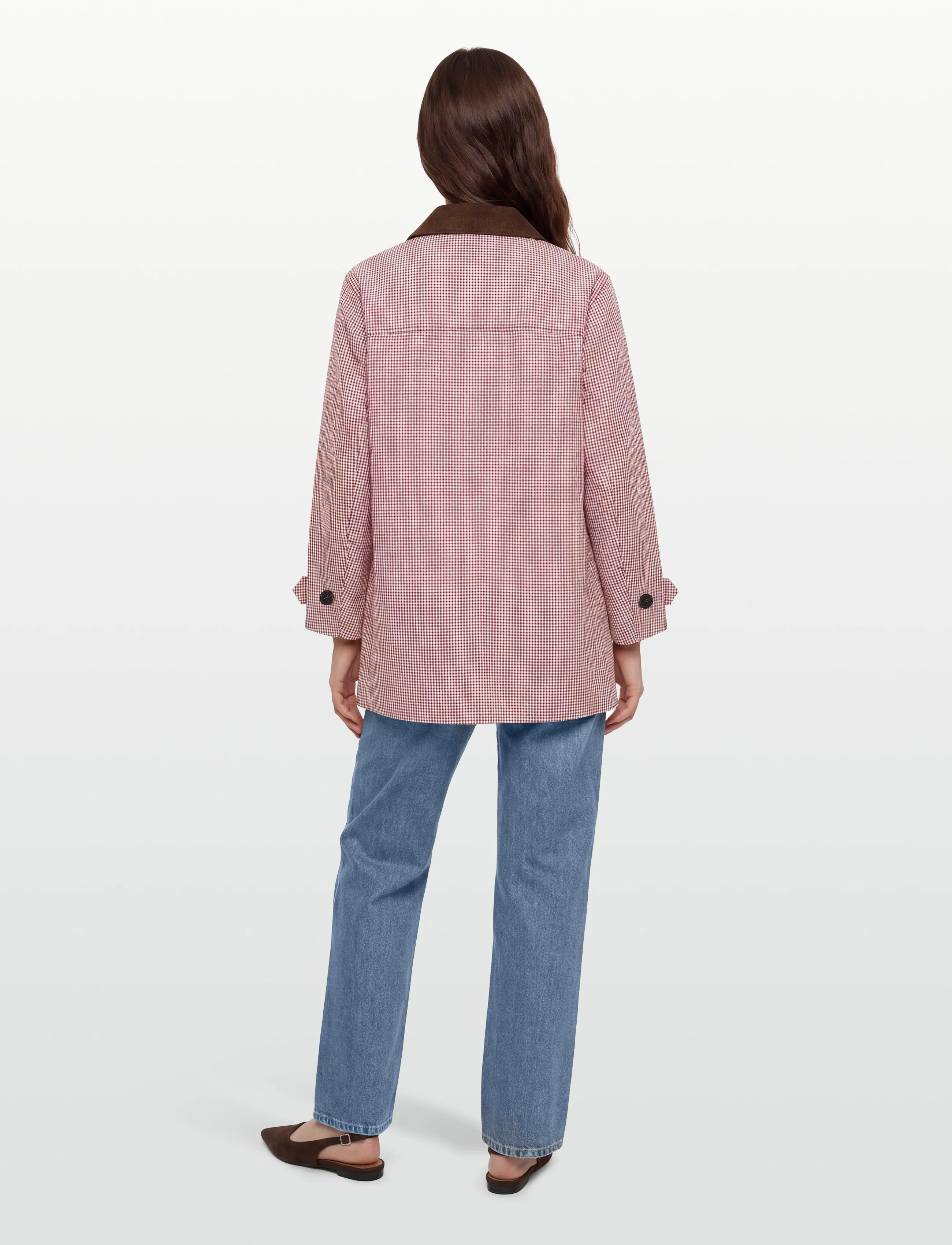 Check 2-In-1 Cotton Coat 3