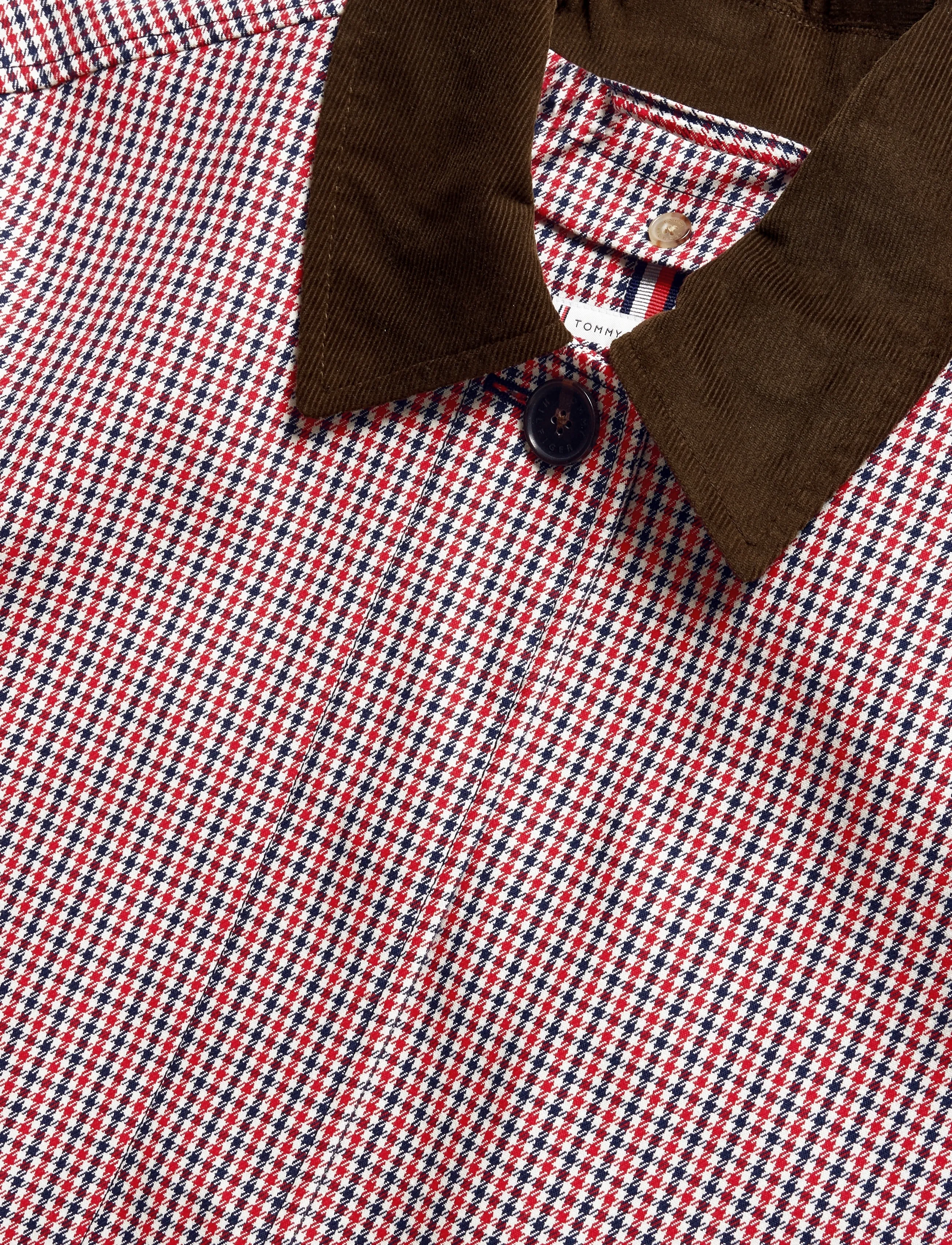 Tommy Hilfiger - CHECK 2-IN-1 COTTON COAT - gingham check pitch blue - 2