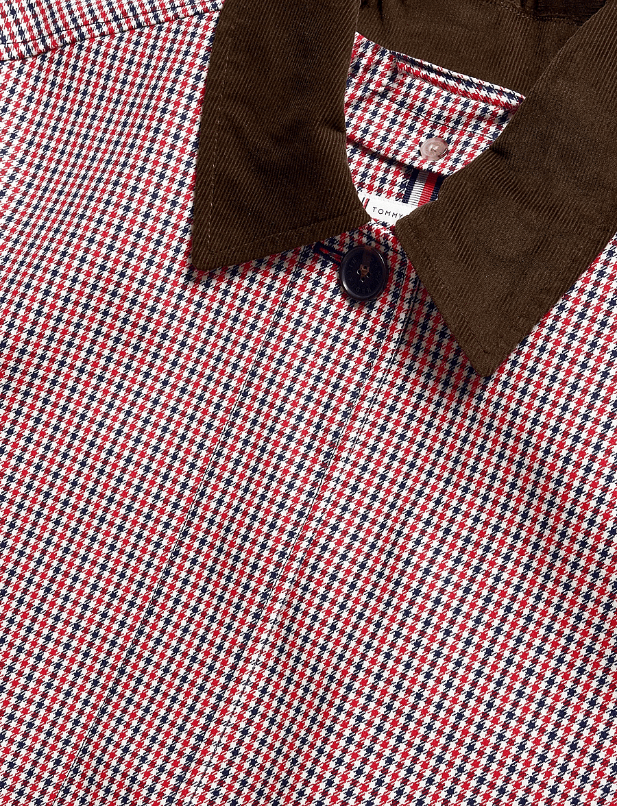 Tommy Hilfiger - CHECK 2-IN-1 COTTON COAT - gingham check pitch blue - 2