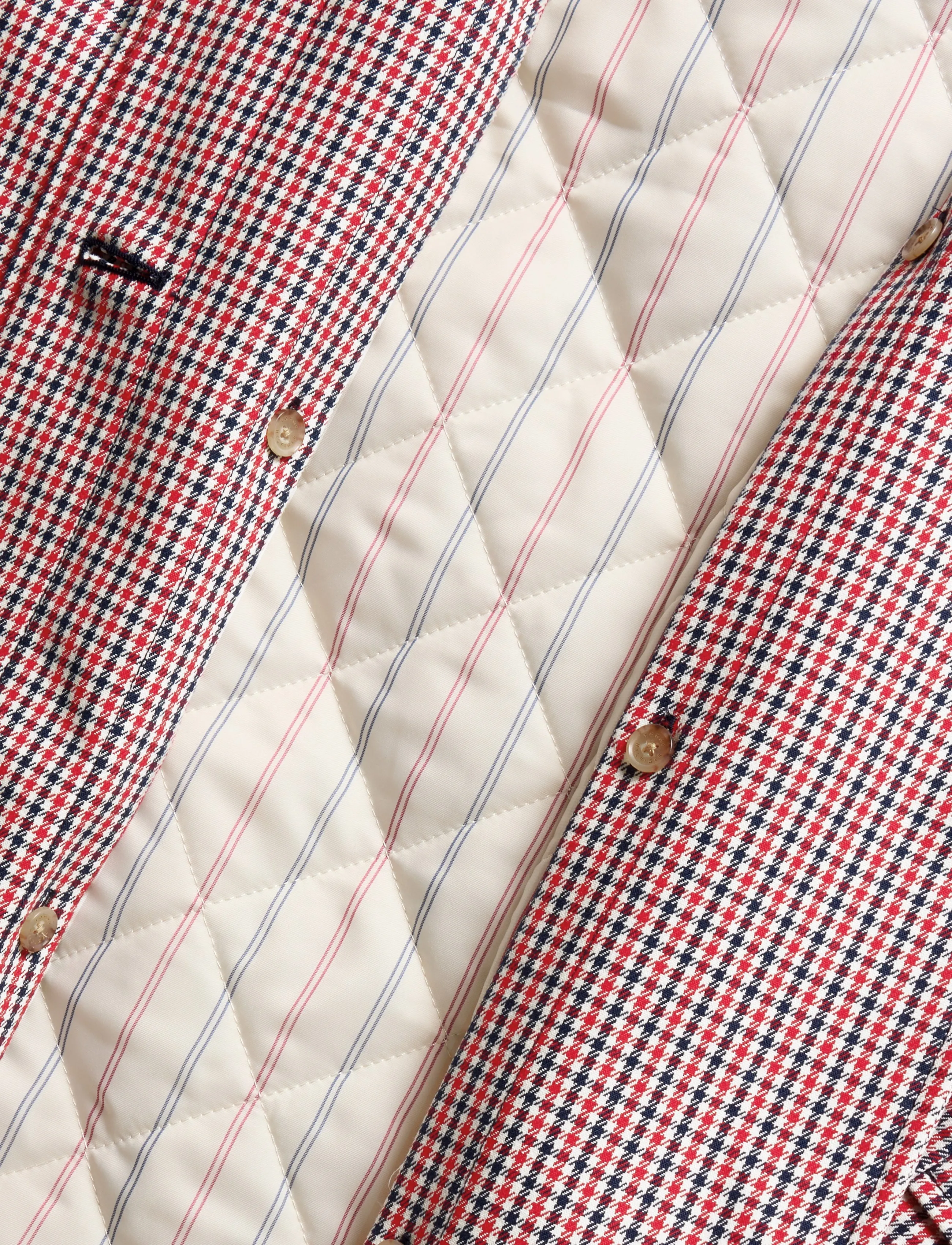 Tommy Hilfiger - CHECK 2-IN-1 COTTON COAT - gingham check pitch blue - 4