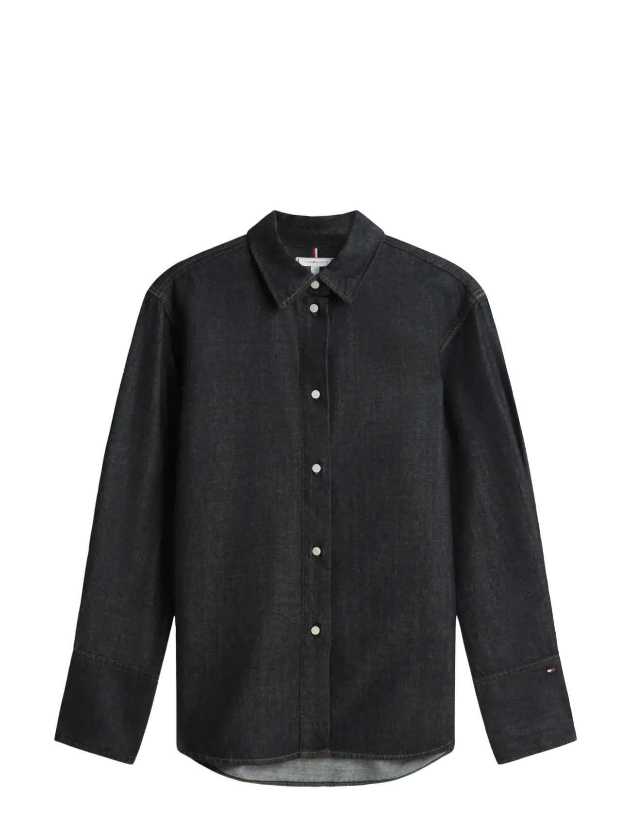 Tommy Hilfiger DNM PURE RELAXED SHIRT LS - Hemden - PURE / black