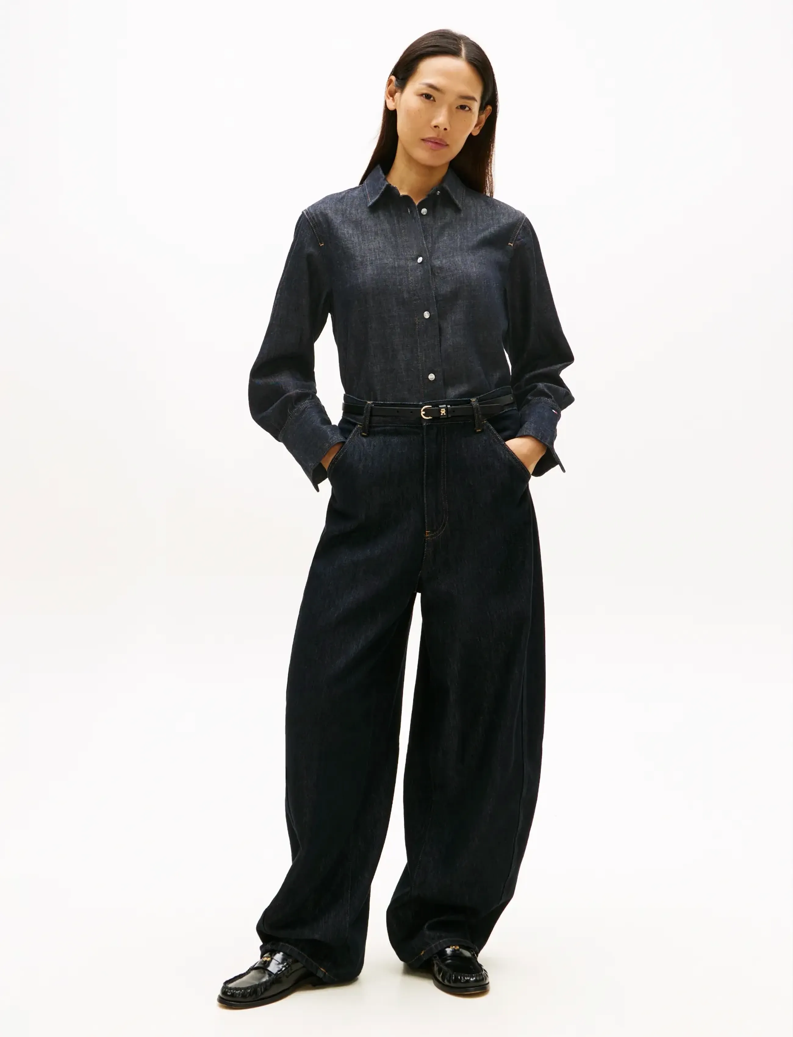 Tommy Hilfiger - DNM PURE RELAXED SHIRT LS - denimskjorter - pure - 2