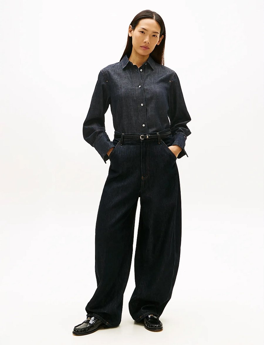 Tommy Hilfiger - DNM PURE RELAXED SHIRT LS - denim shirts - pure - 2