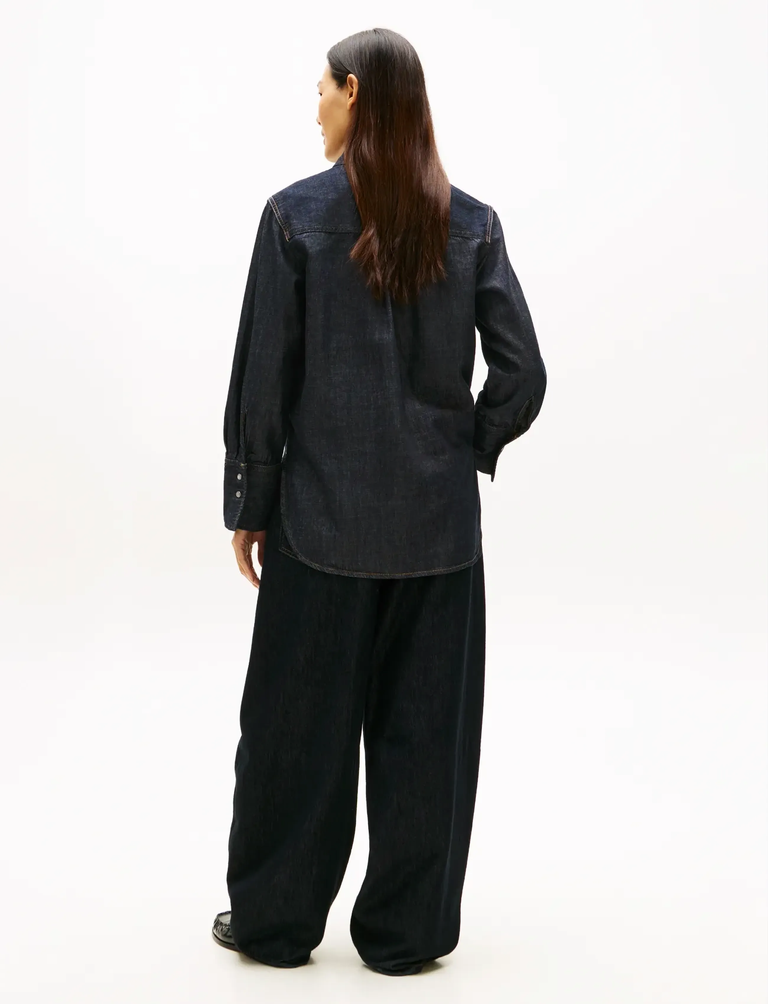 Tommy Hilfiger - DNM PURE RELAXED SHIRT LS - denimskjorter - pure - 3