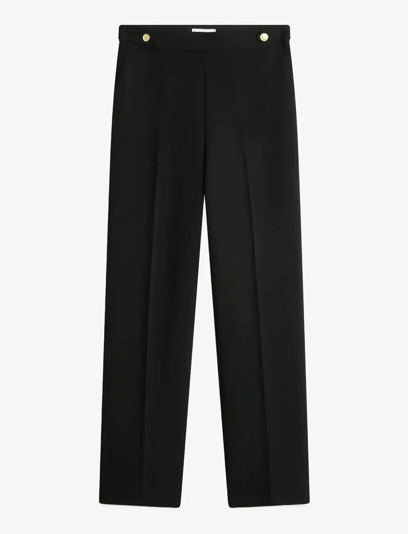 Tommy Hilfiger - PUNTO GB STRAIGHT PANT - bukser med lige ben - black - 1
