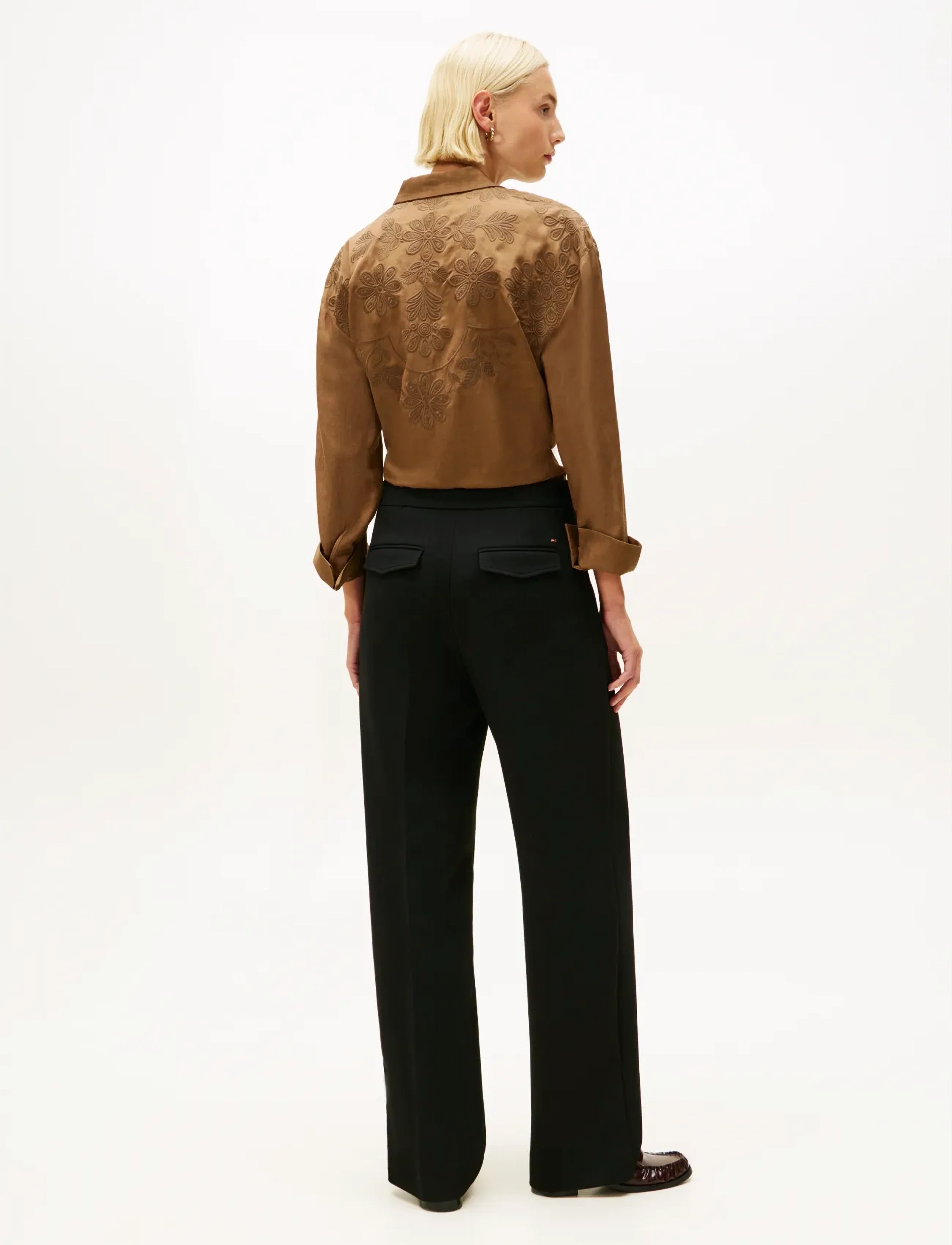 Tommy Hilfiger - PUNTO GB STRAIGHT PANT - bukser med lige ben - black - 2