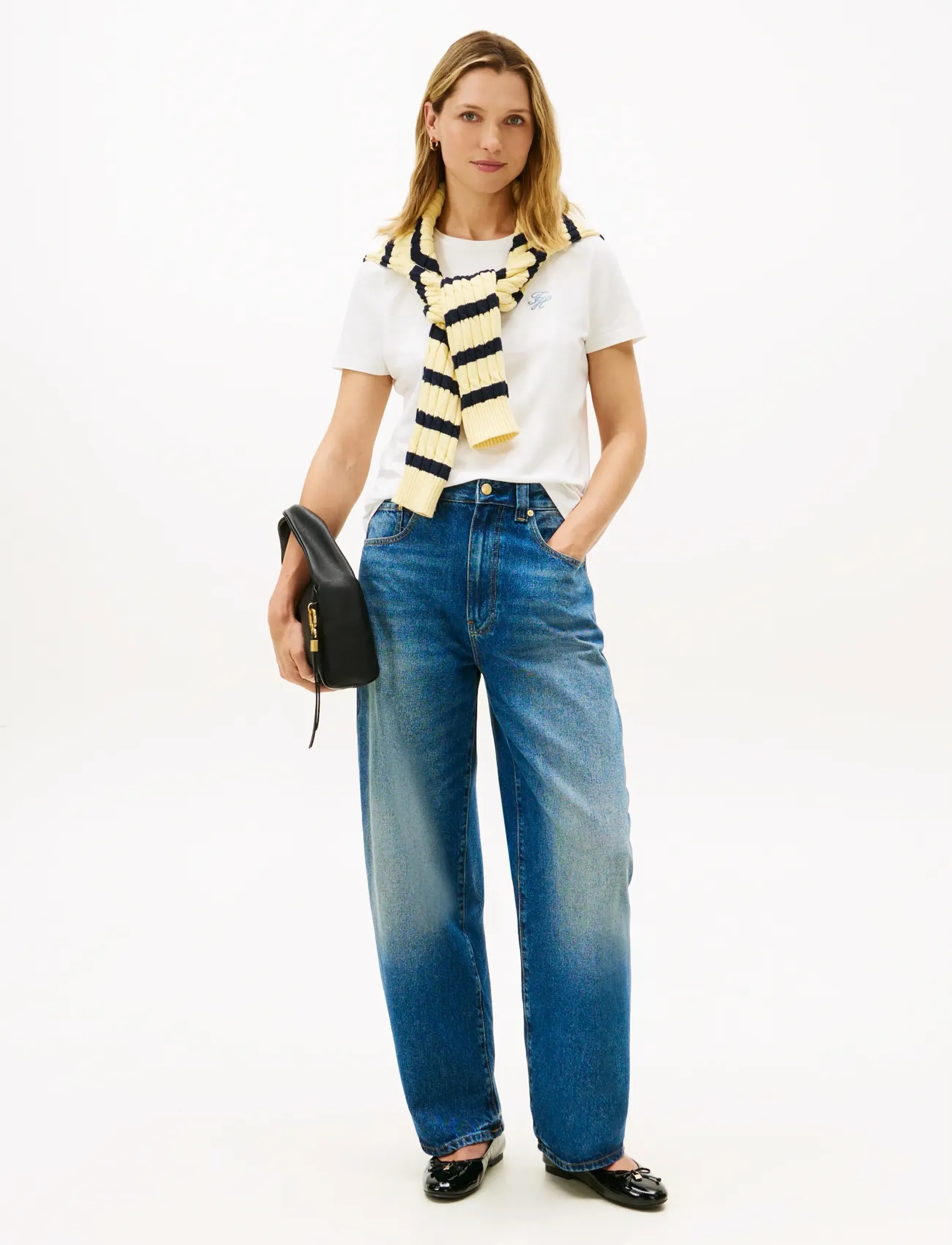 Tommy Hilfiger - TH SCRIPT REG C-NK SS TEE - madalaimad hinnad - ecru - 2