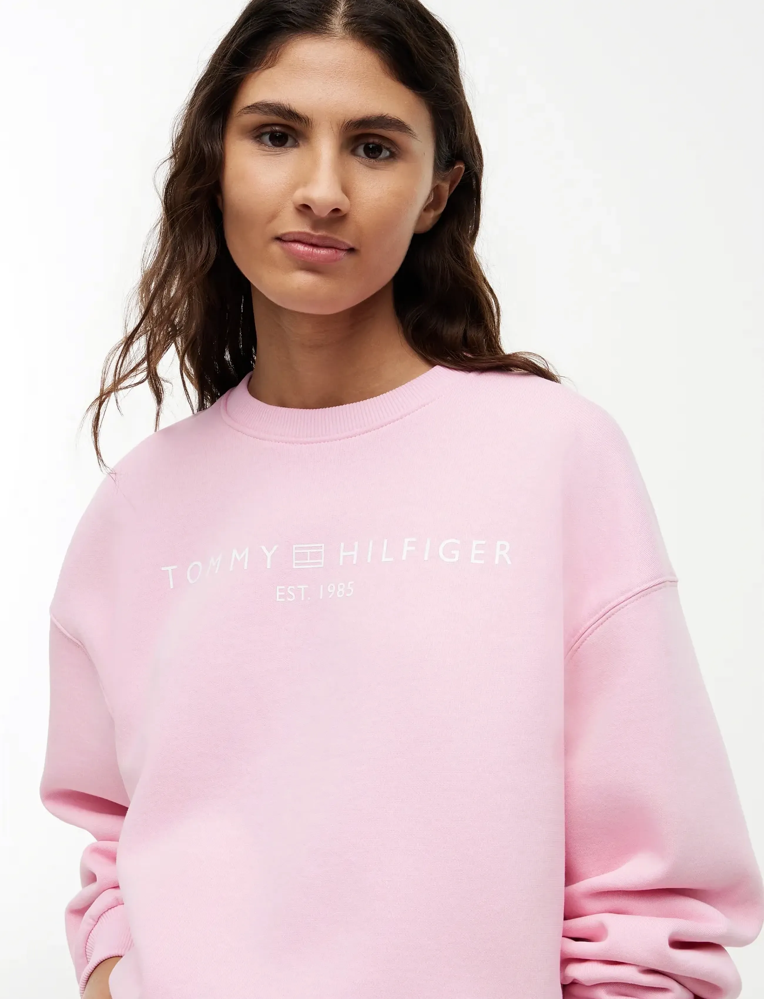 Tommy Hilfiger - CORP LOGO MDRN SWTSRT - sweatshirts - classic pink - 3