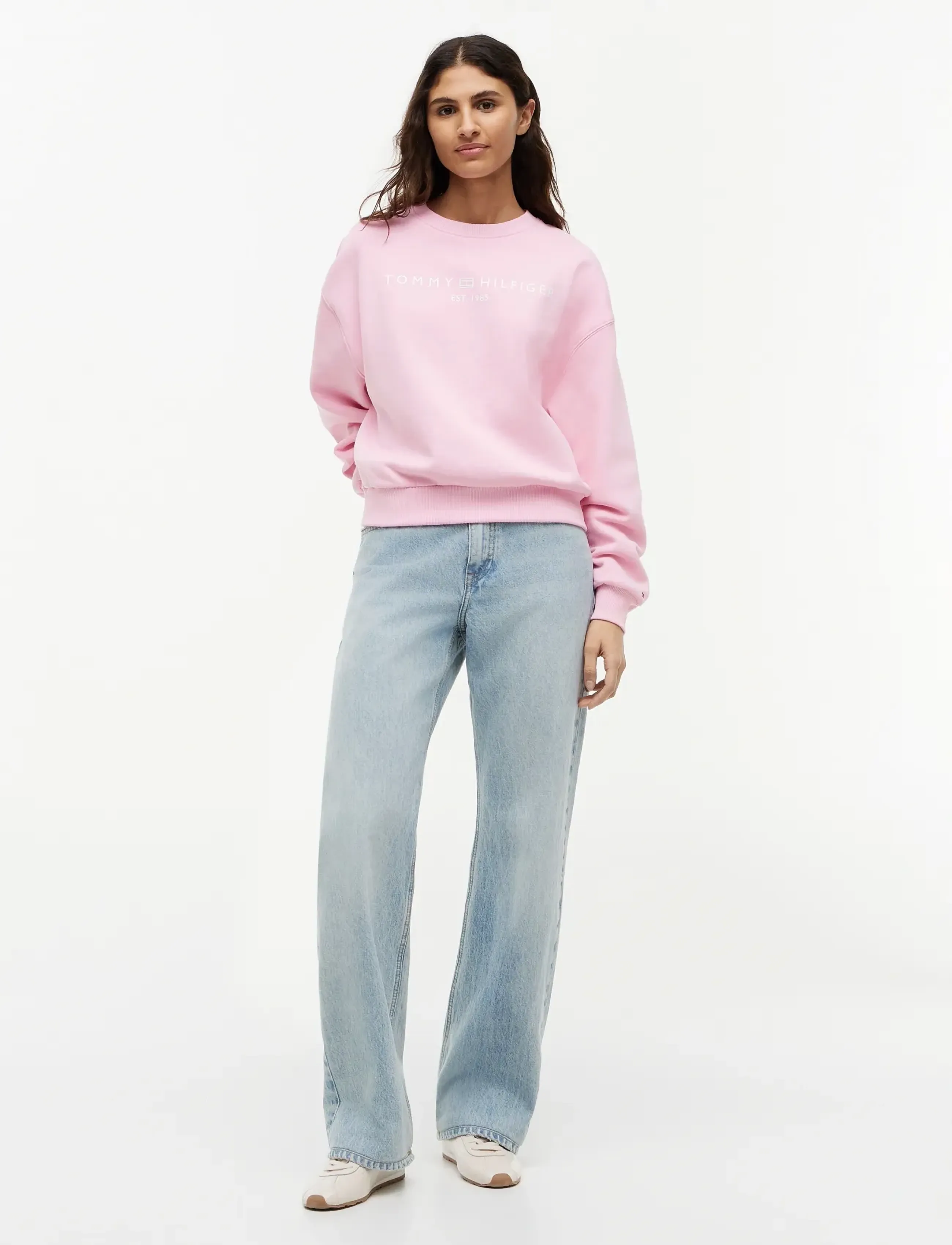 Tommy Hilfiger - CORP LOGO MDRN SWTSRT - sweatshirts - classic pink - 4