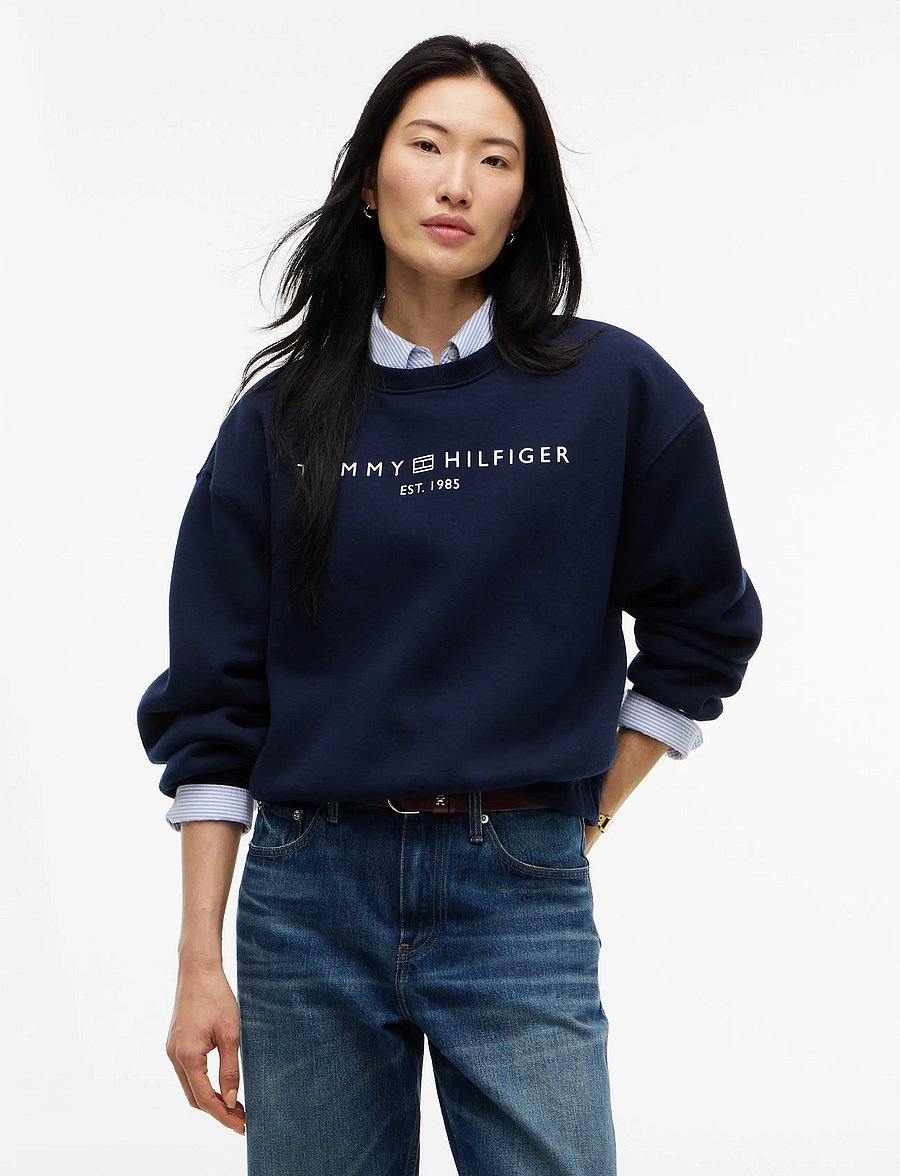 Tommy Hilfiger - CORP LOGO MDRN SWTSRT - igapäevane stiil - dark blue - 0