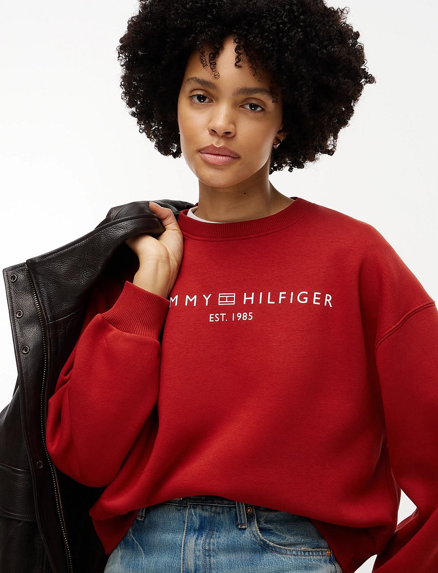 Tommy Hilfiger - CORP LOGO MDRN SWTSRT - igapäevane stiil - dark magma - 3