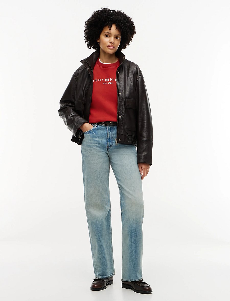 Tommy Hilfiger - CORP LOGO MDRN SWTSRT - igapäevane stiil - dark magma - 4