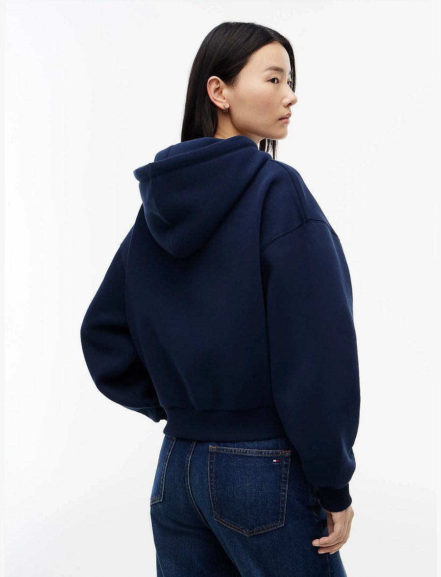 Tommy Hilfiger - CORP LOGO MDRN HOODIE - hættetrøjer - dark blue - 3