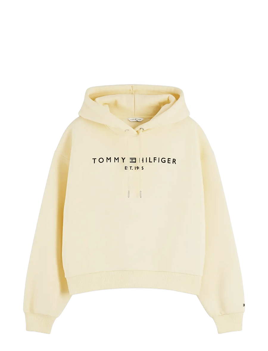 Tommy Hilfiger - CORP LOGO MDRN HOODIE - kapuzenpullover - frozen custard - 1