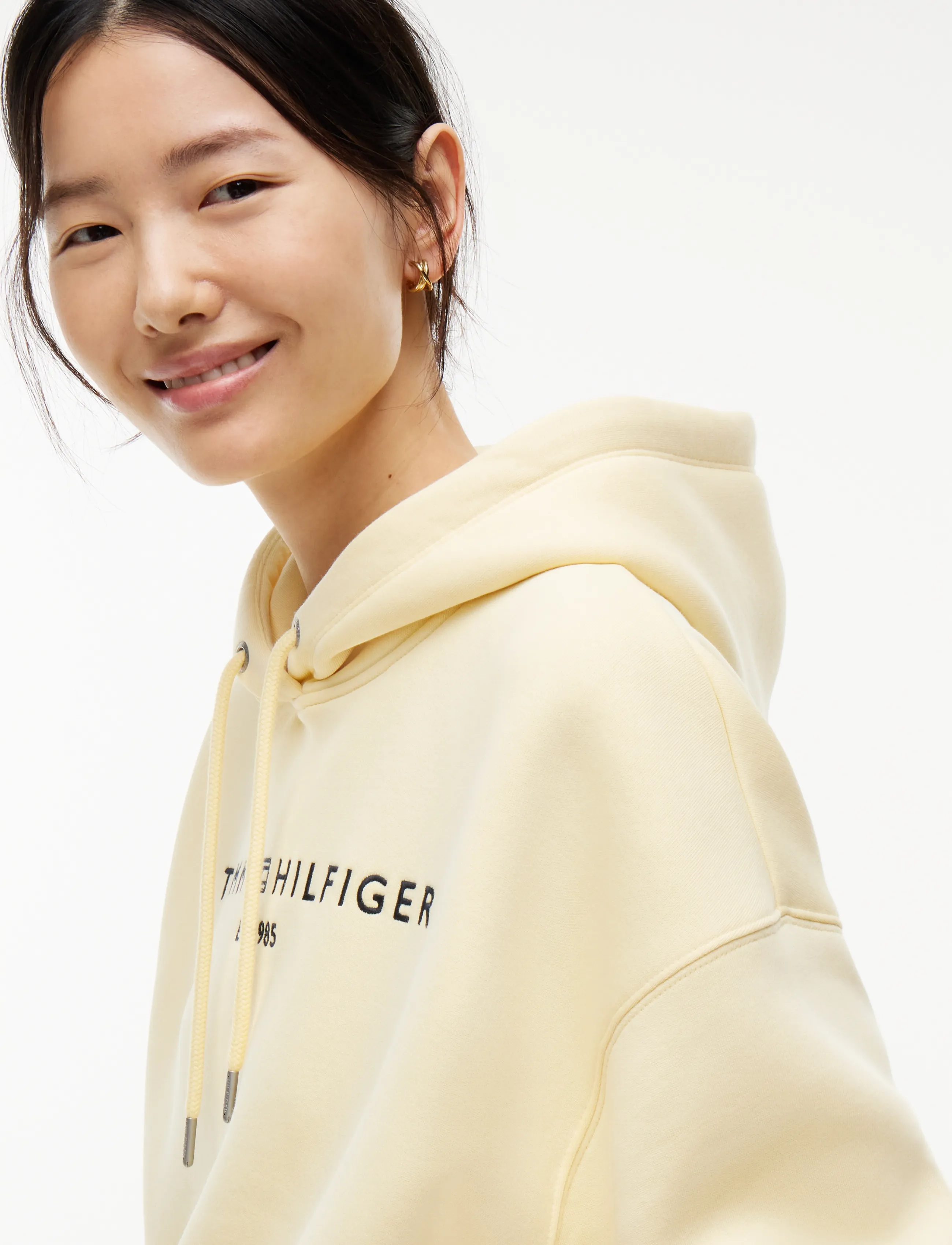 Tommy Hilfiger - CORP LOGO MDRN HOODIE - frozen custard - 3