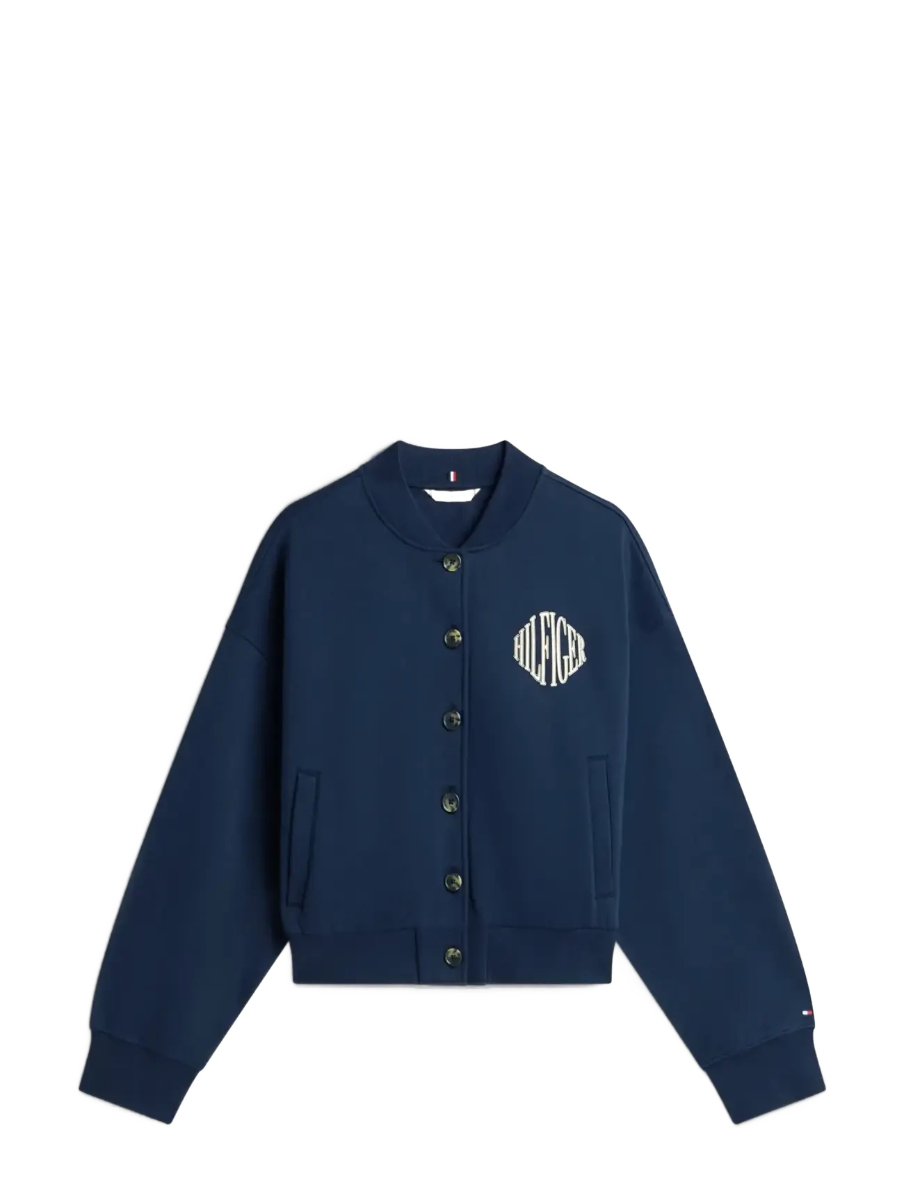 TOMMY HILFIGER Varsity Fleece Bomber Navy - XL - Damen