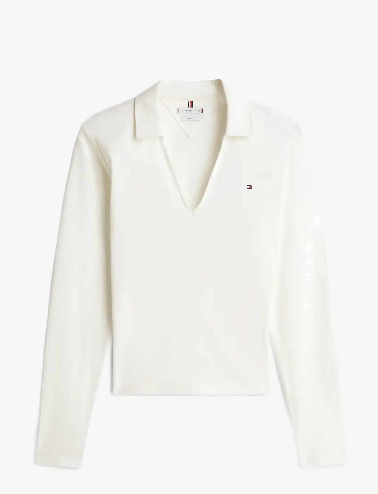 Tommy Hilfiger - MODERN CODY LS OPEN POLO - polosärgid - ecru - 1